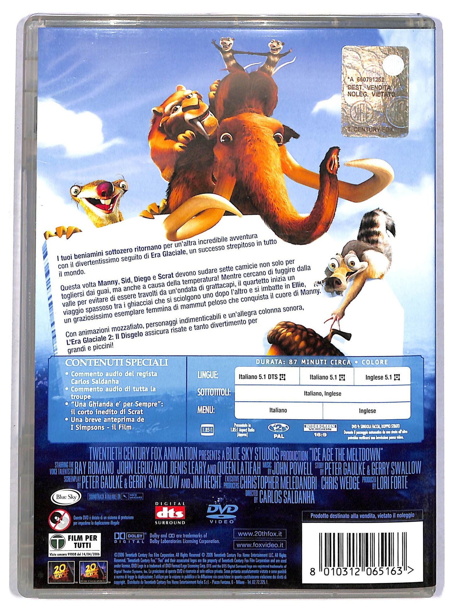 EBOND L'era Glaciale 2 - Il Disgelo DVD D801845