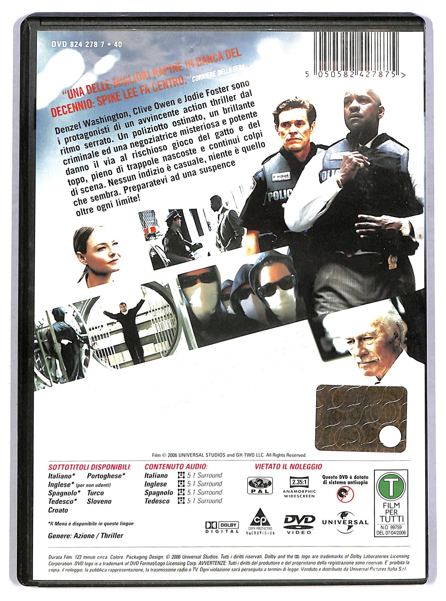 EBOND inside man DVD D801849