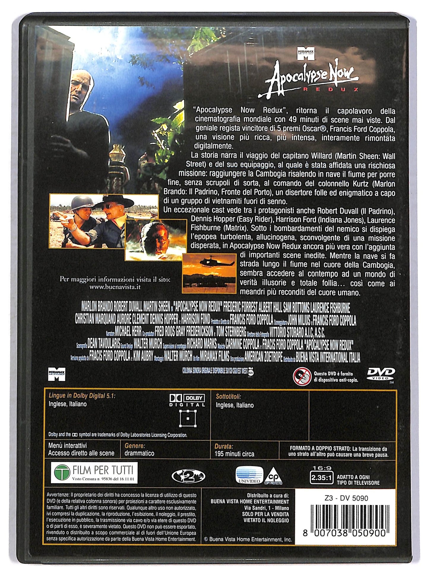 EBOND Apocalypse Now  DVD D801902