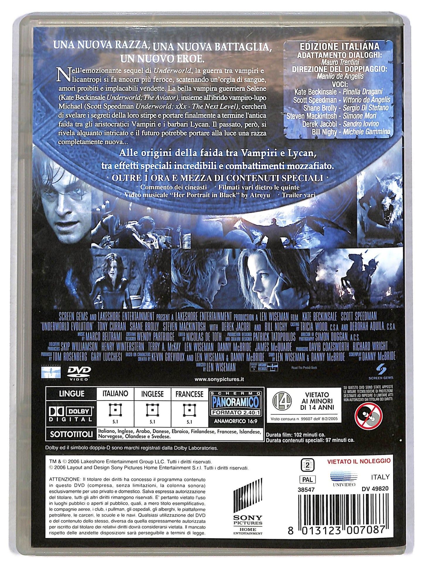 EBOND Underworld: Evolution  DVD D801920