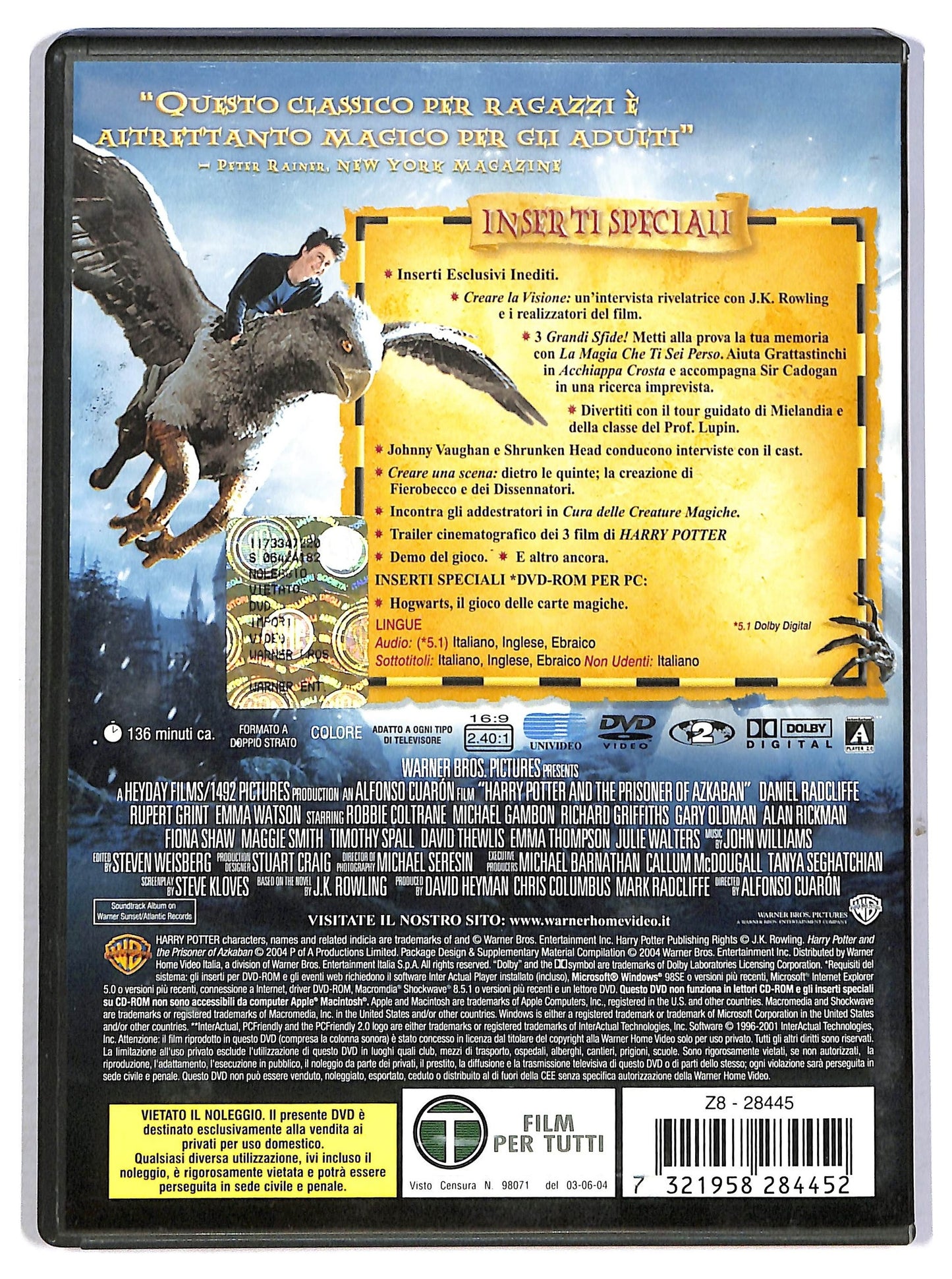 EBOND harry potter e il prigioniero di azkaban DVD D801930