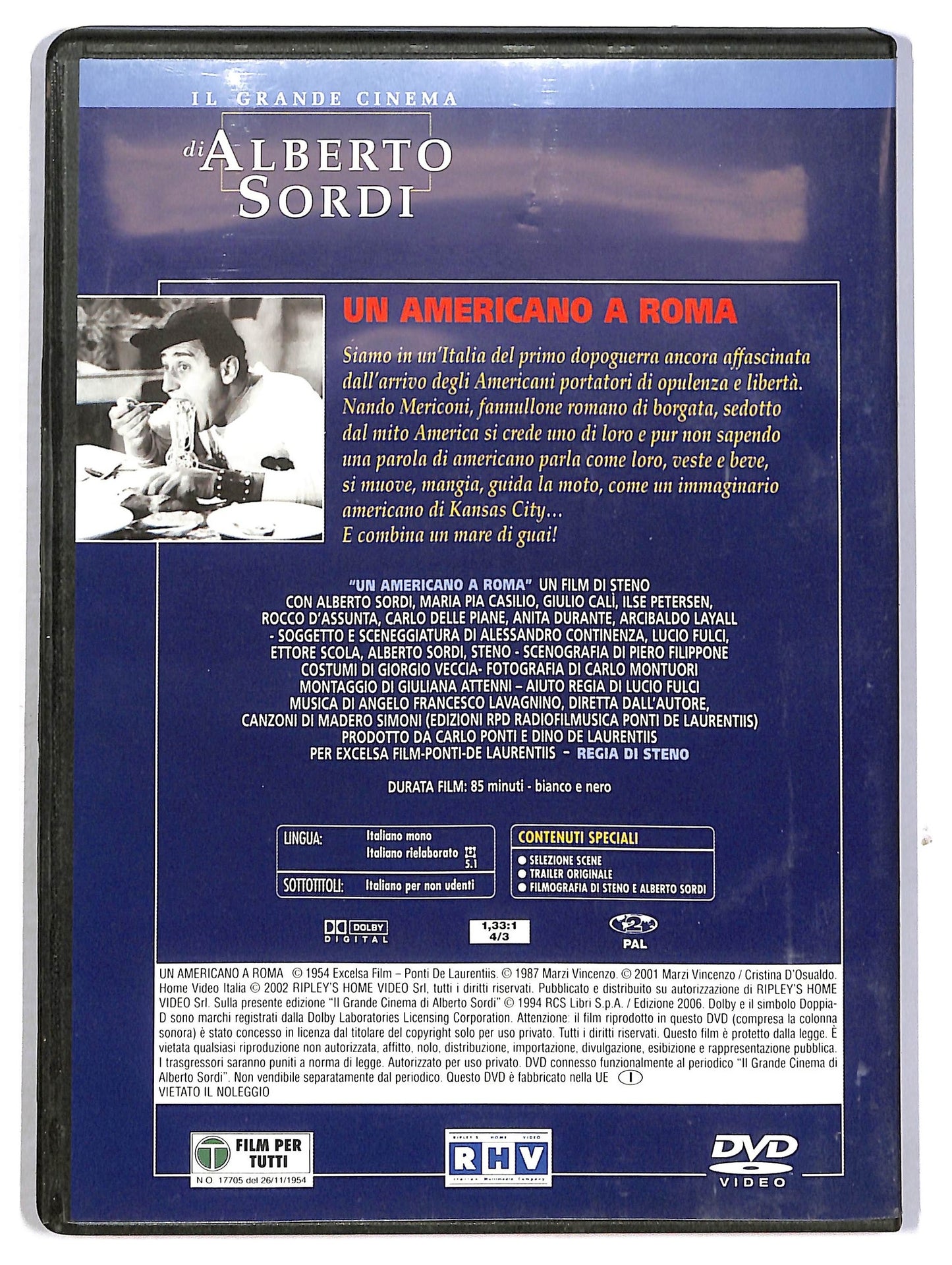 EBOND Un americano a Roma EDITORIALE DVD D801937