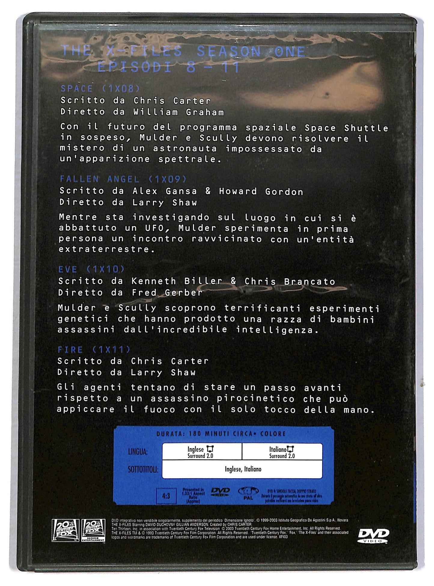 EBOND The X-Files collection - Volume 3 Season one EDITORIALE  DVD D801953