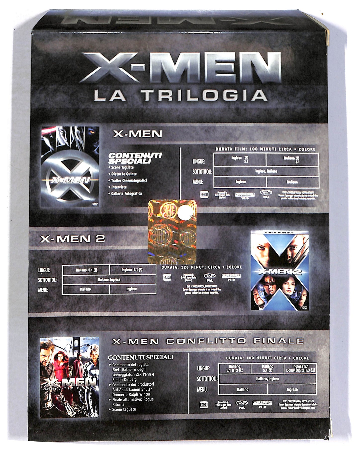 EBOND X-men. La Trilogia (3 DVD) D802001