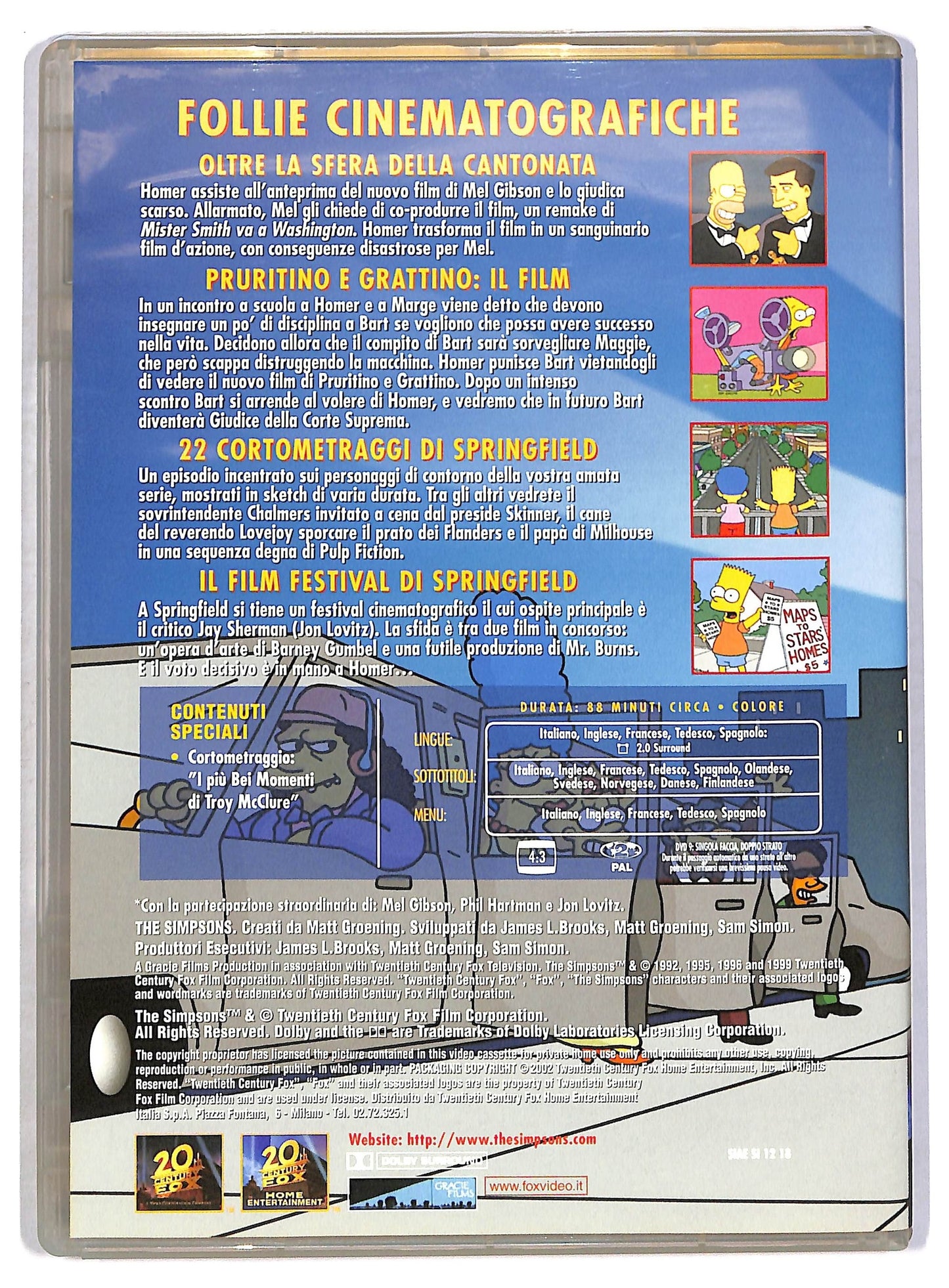 EBOND I Simpson Film Festival volume 18 EDITORIALE  DVD D802021