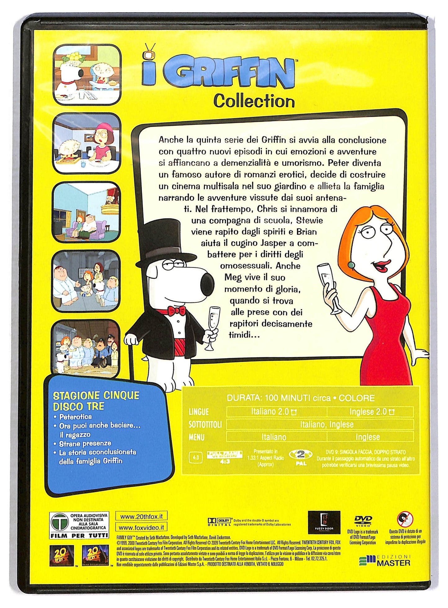 EBOND I Griffin. Stagione 5  DVD  Disco Tre Editoriale D802023