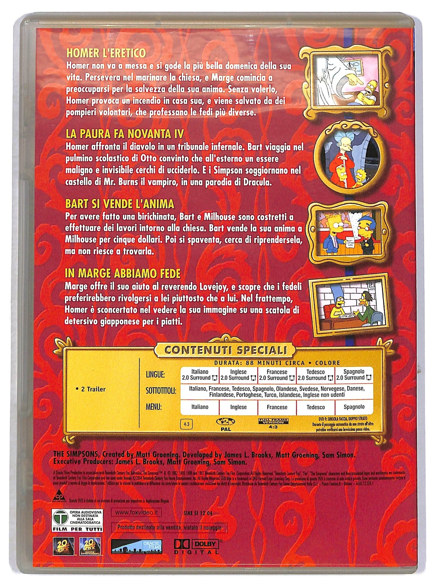EBOND I Simpson Inferno e paradiso EDITORIALE DVD D802027