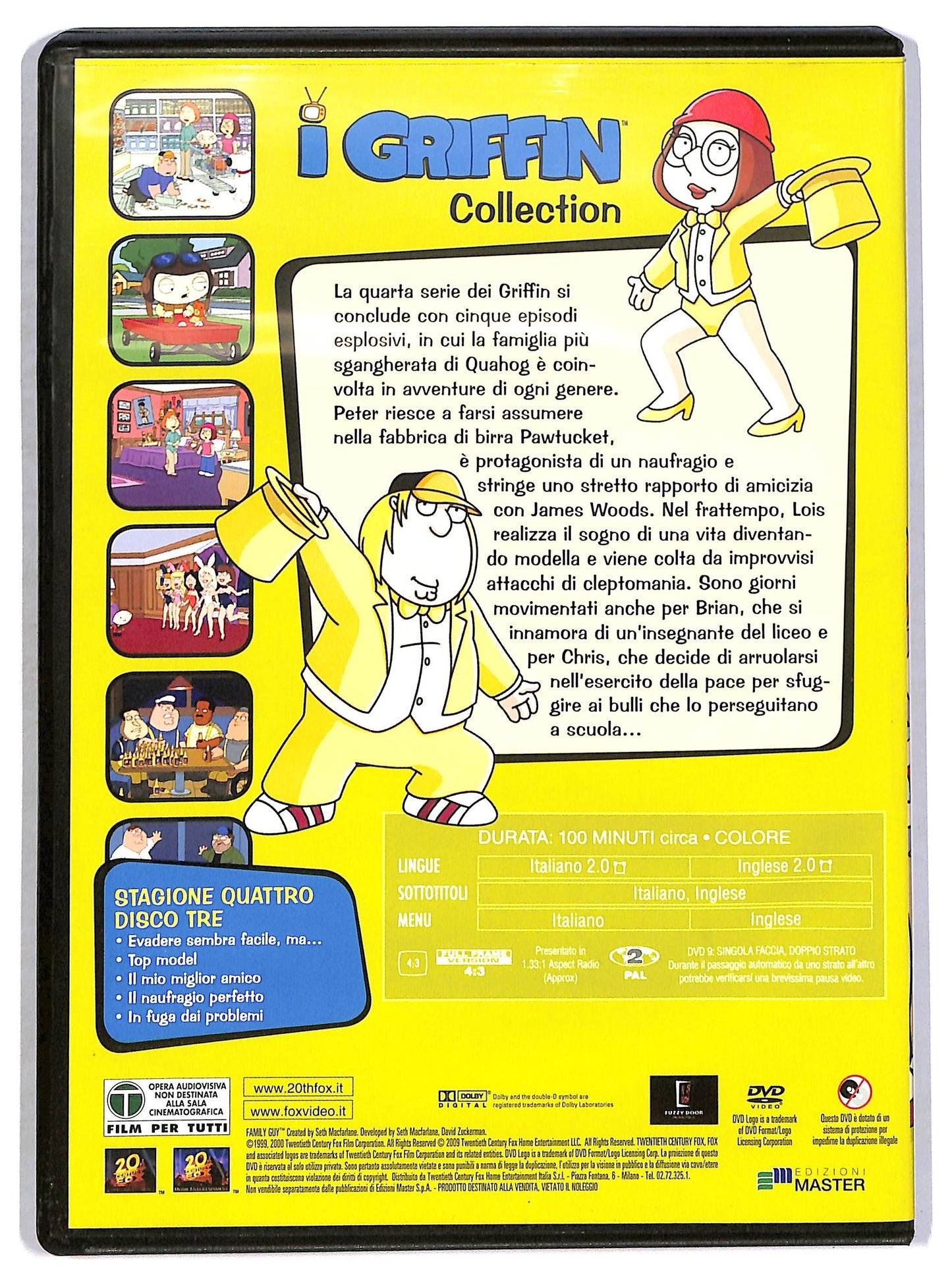 EBOND I griffin stagione quattro disco tre EDITORIALE DVD D802030