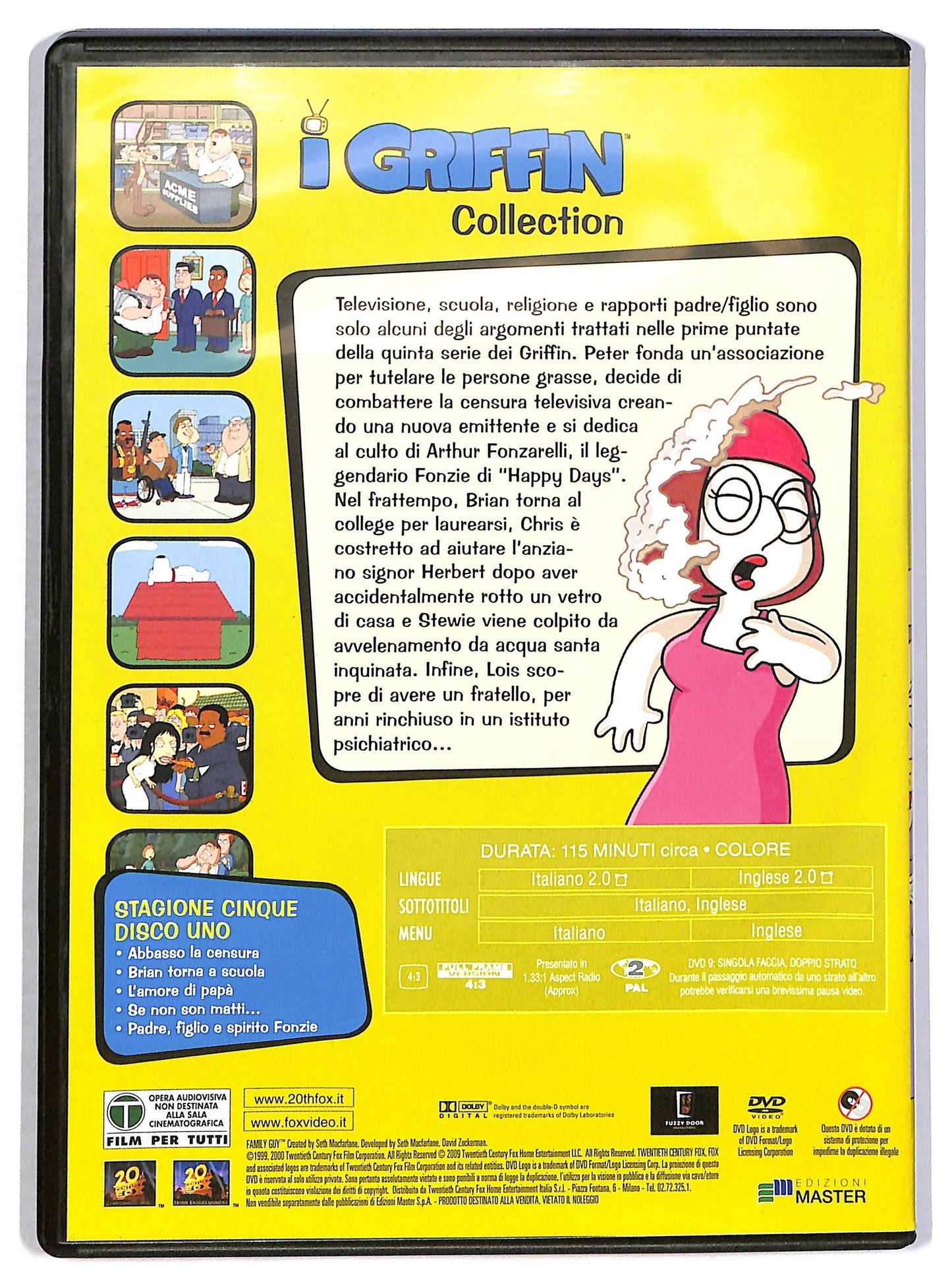 EBOND I griffin stagione cinque disco uno EDITORIALE DVD D802031