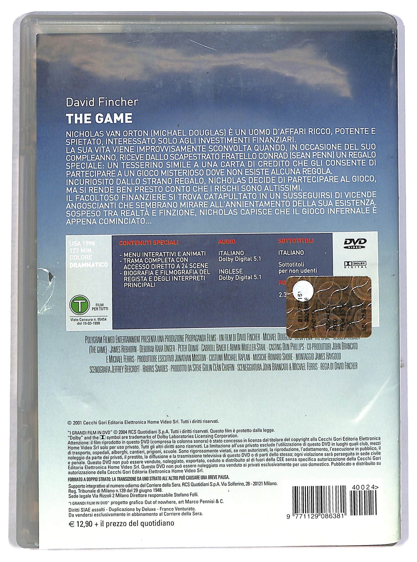 EBOND The Game   Nessuna regola EDITORIALE DVD D802130