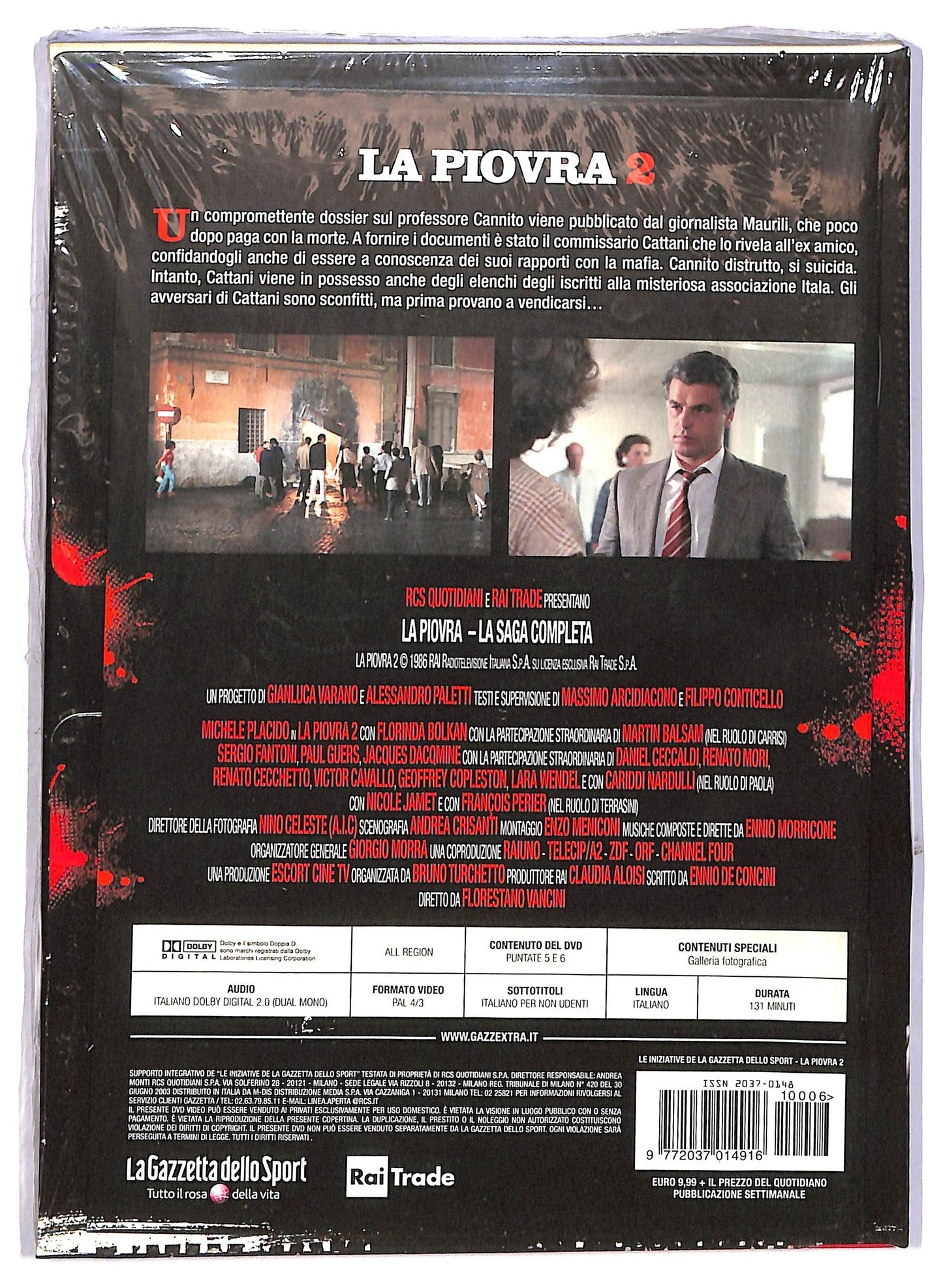 EBOND La piovra 2 - puntate 5 - 6 EDITORIALE DVD D802154