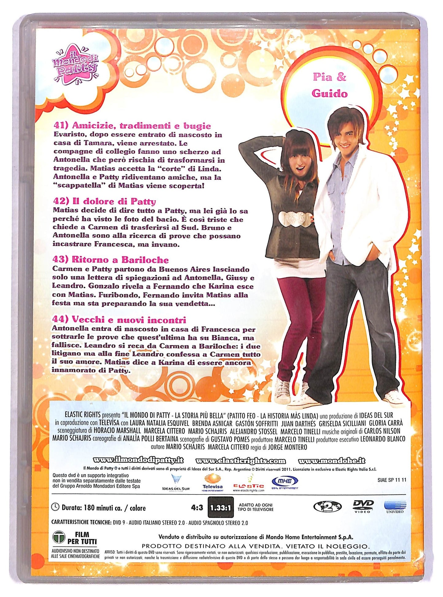 EBOND Il mondo di Patty volume 11 episodi 41 - 44 EDITORIALE DVD D802233