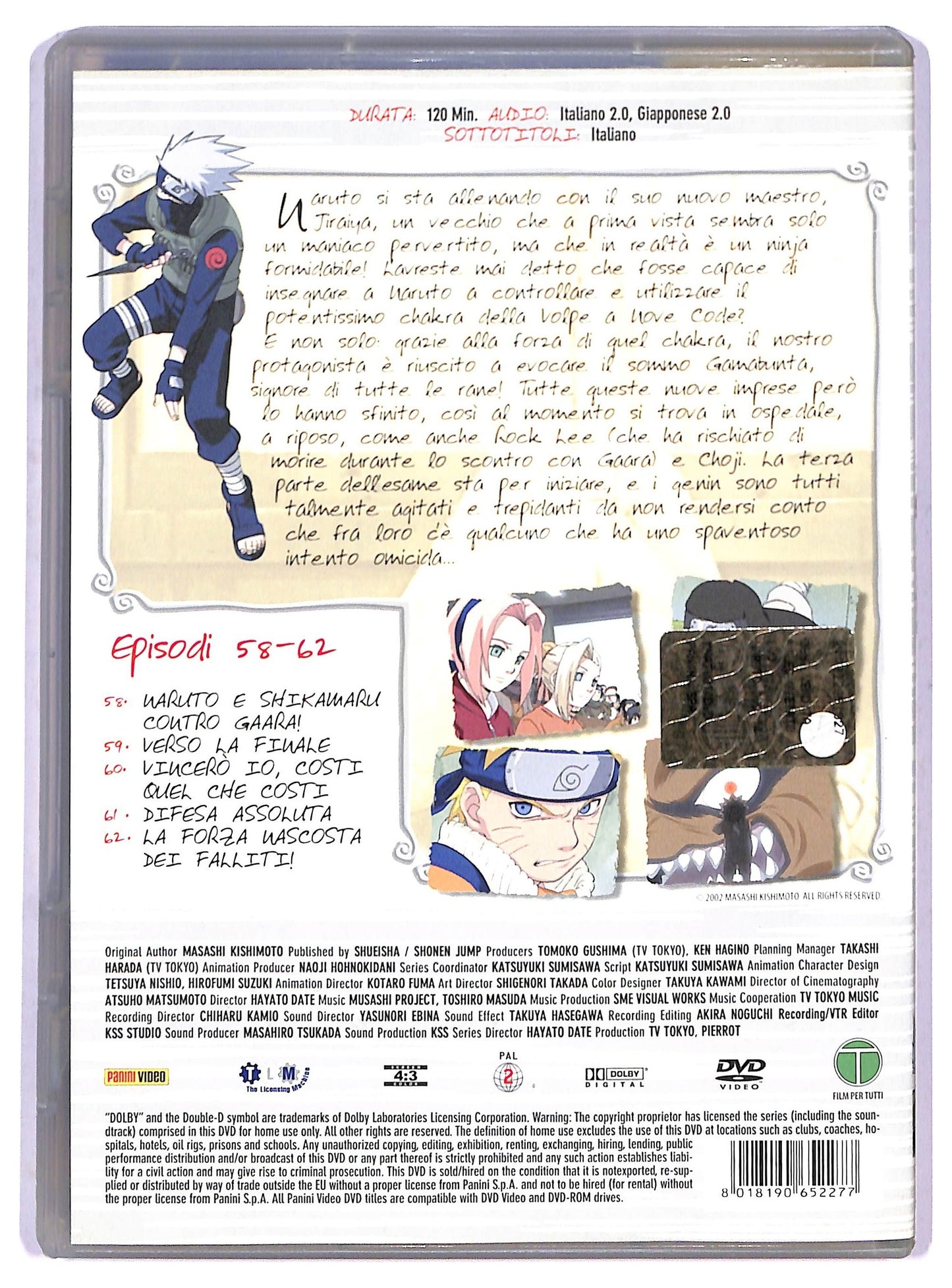 EBOND Naruto - Volume 14 episodi 58 - 62 EDITORIALE DVD D802303