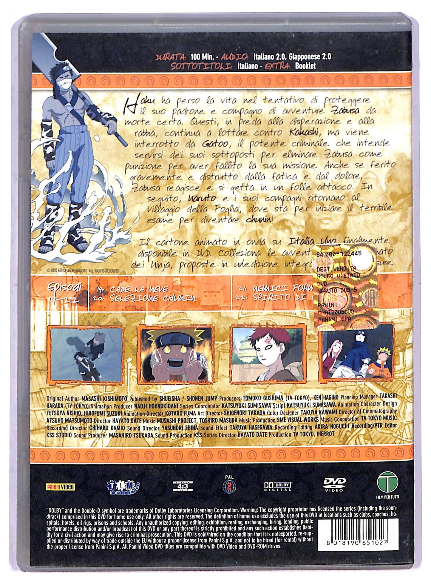 EBOND Naruto volume 5 DVD D802307