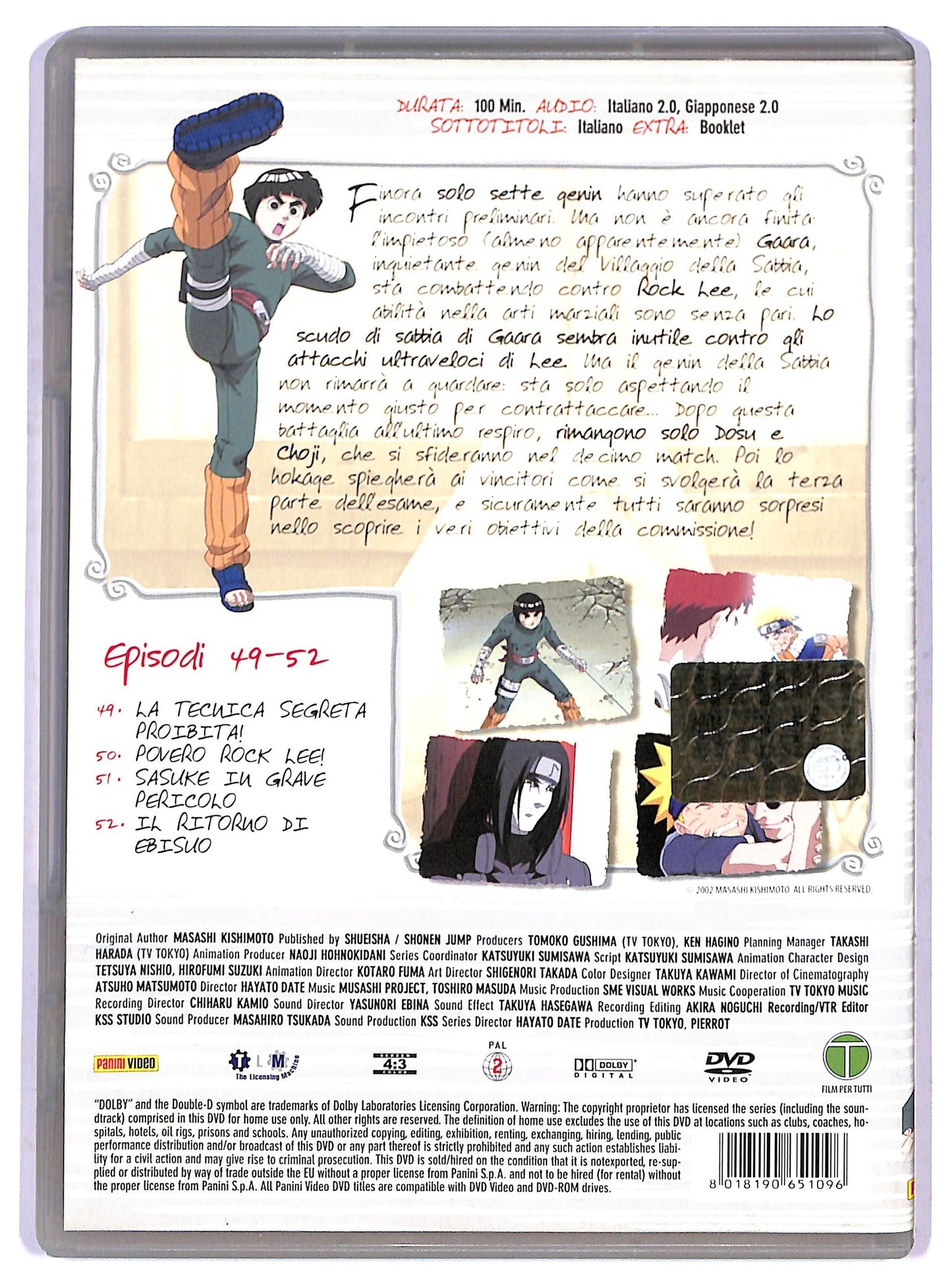 EBOND Naruto volume 12 episodi 49 - 52 EDITORIALE DVD D802319