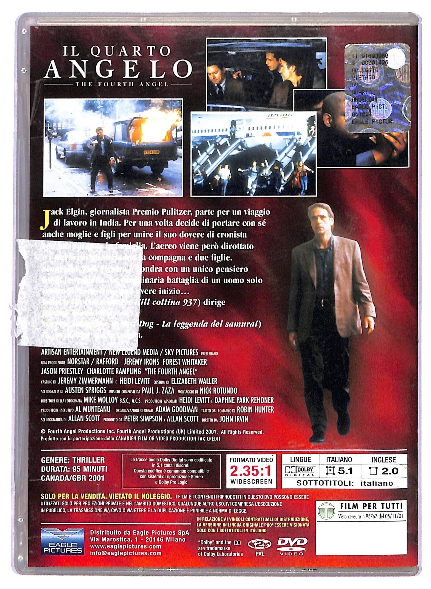 EBOND Il quarto angelo EDITORIALE DVD D802366
