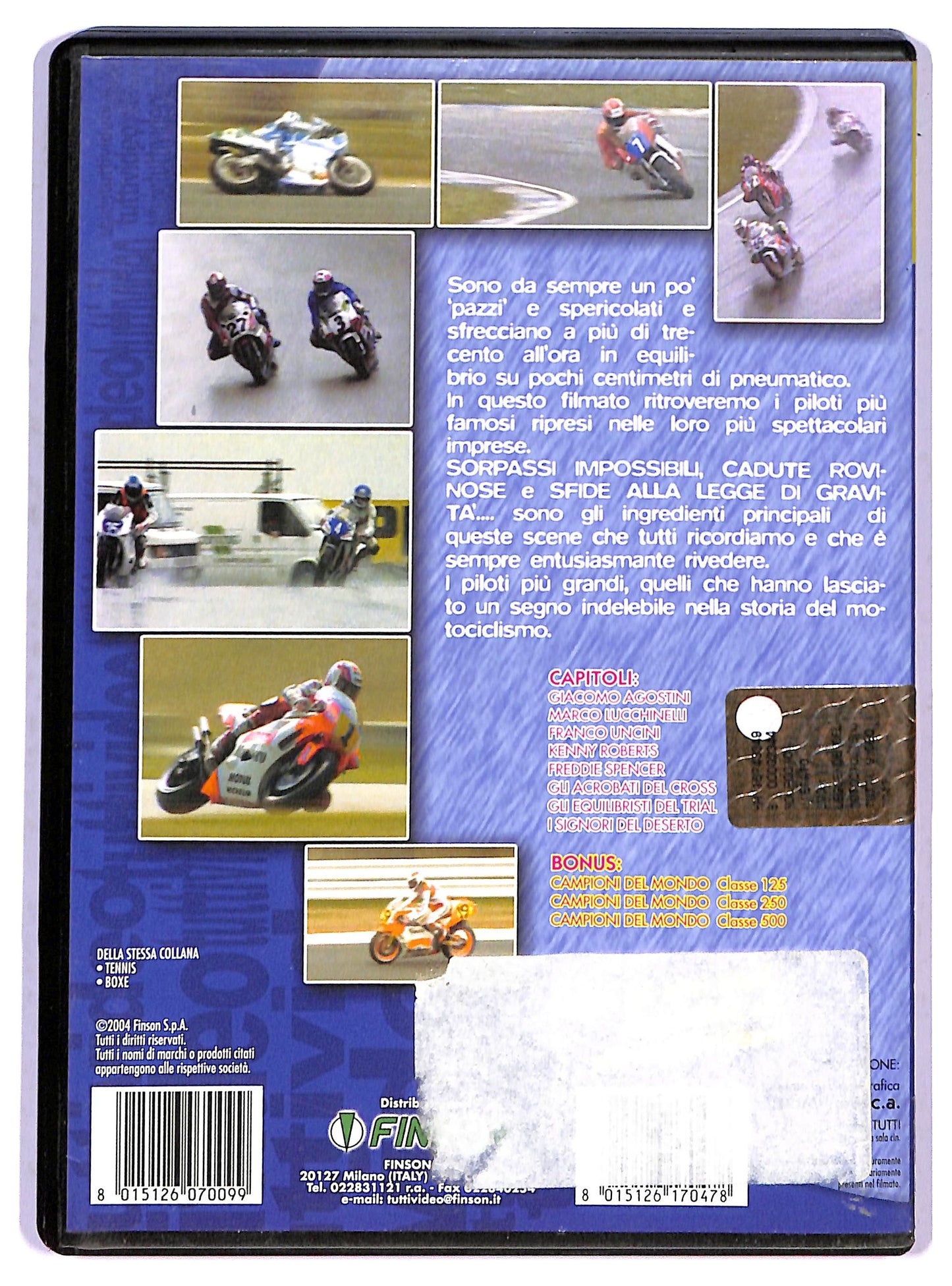 EBOND Le grandi sfide dello sport - motociclismo i campioni delle due ruote dagli anni '60 agli anni '90 EDITORIALE DVD D802410