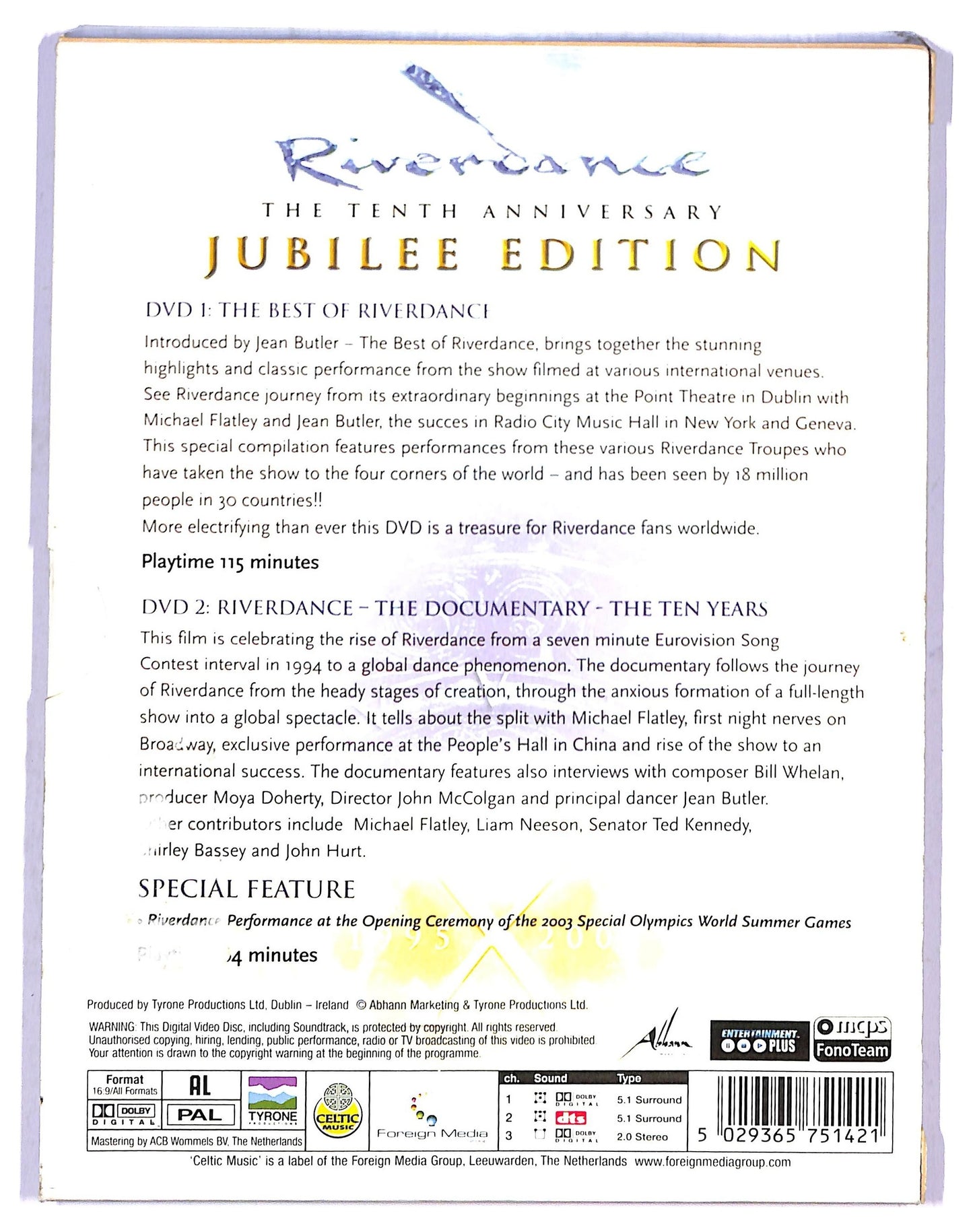 EBOND Riverdance - The 10th Anniversary Jubilee Edition DVD D802432
