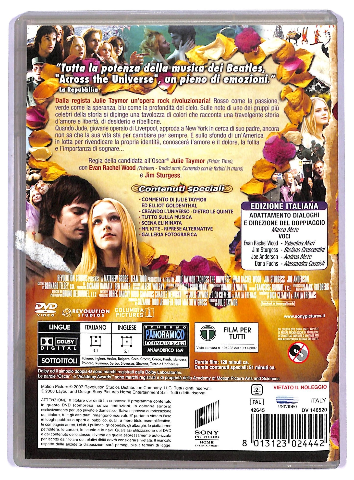 EBOND Across the Universe  DVD D802518
