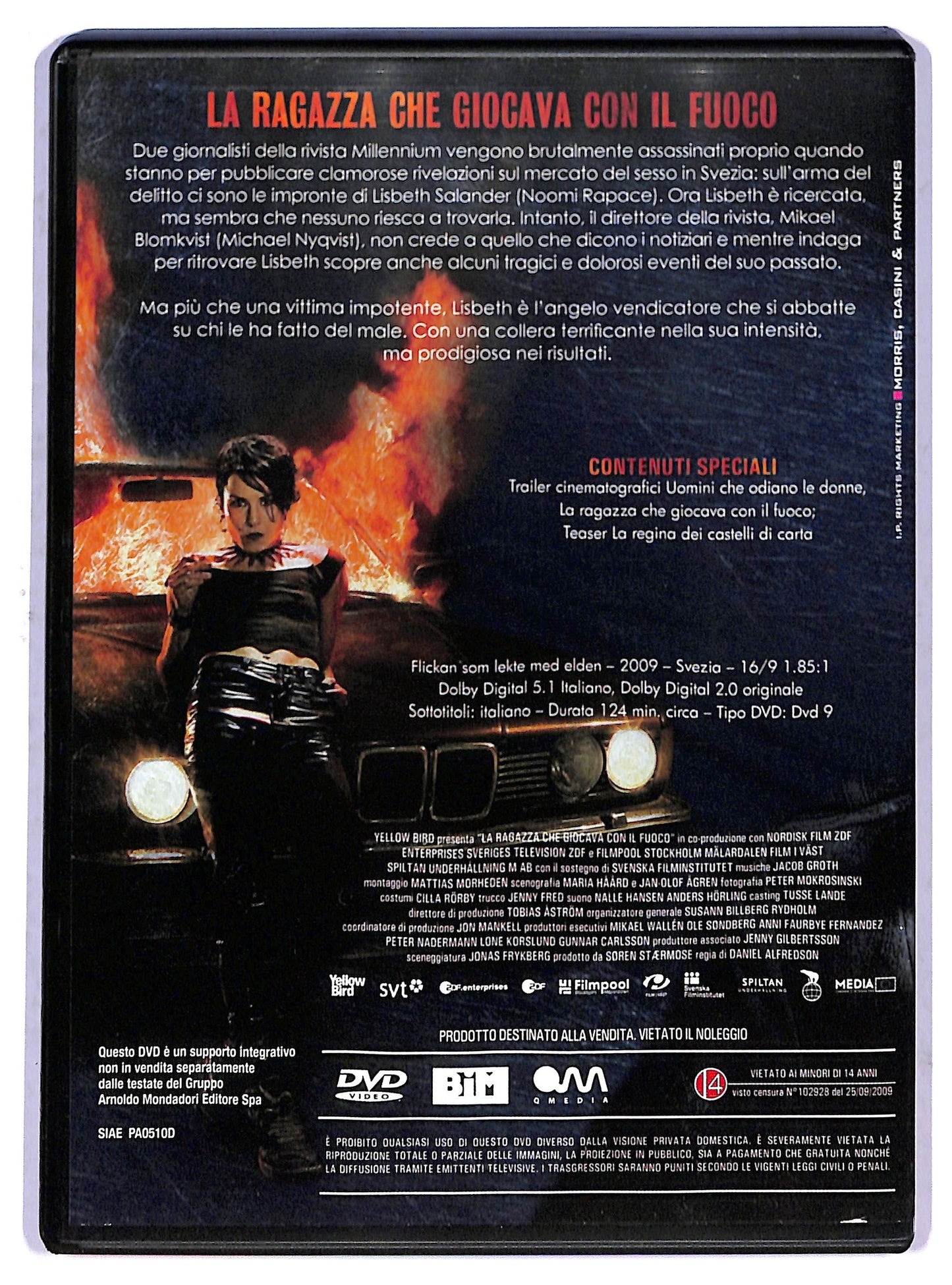 EBOND La ragazza che giocava con il fuoco  EDITORIALE DVD D802551
