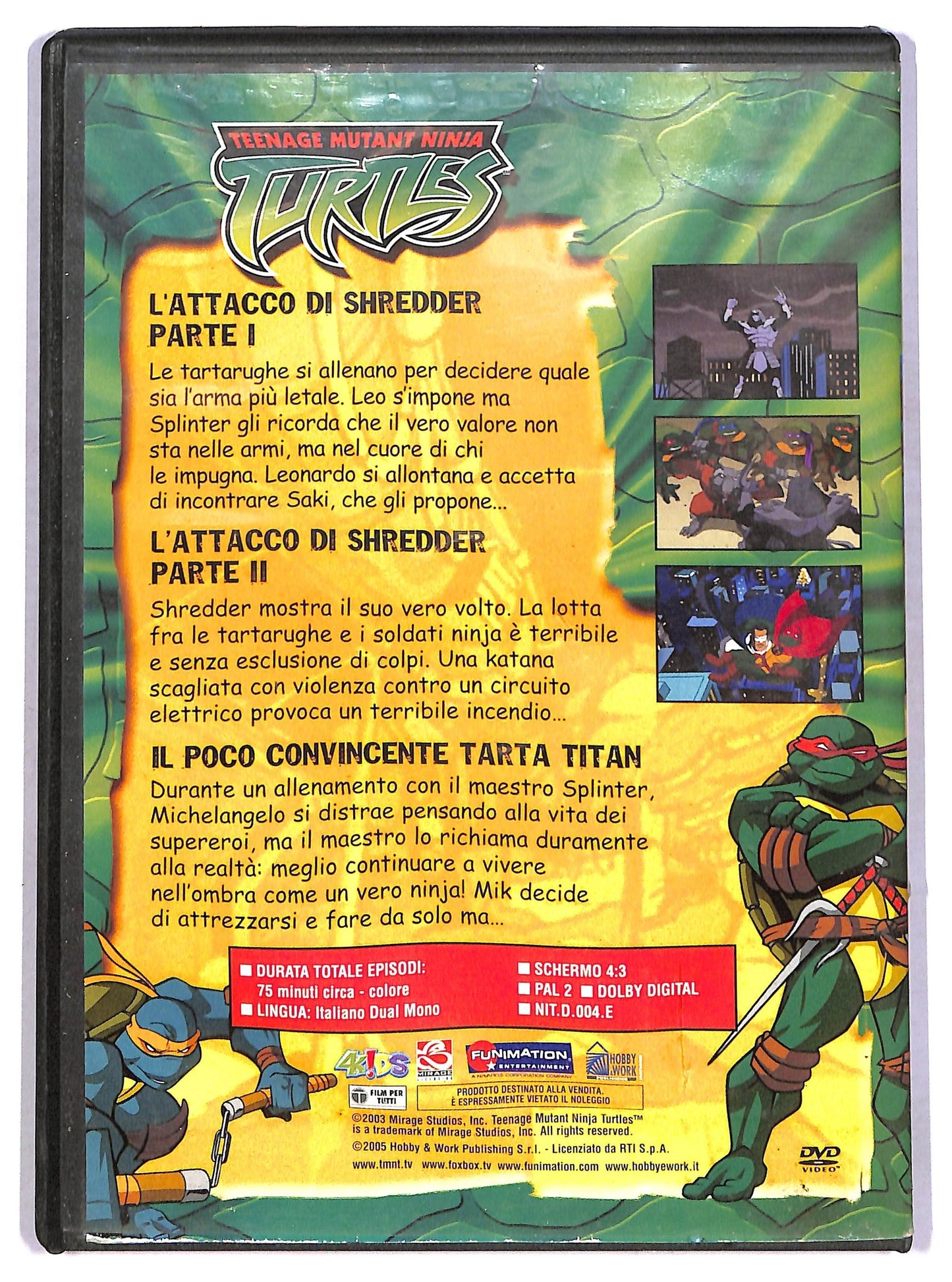 EBOND Teenage mutant ninja turtles volume 4 EDITORIALE DVD D802603
