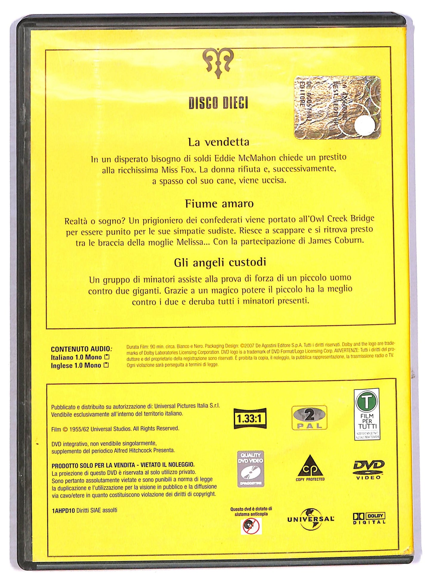 EBOND Alfred hitchcock presenta disco dieci EDITORIALE DVD D802610