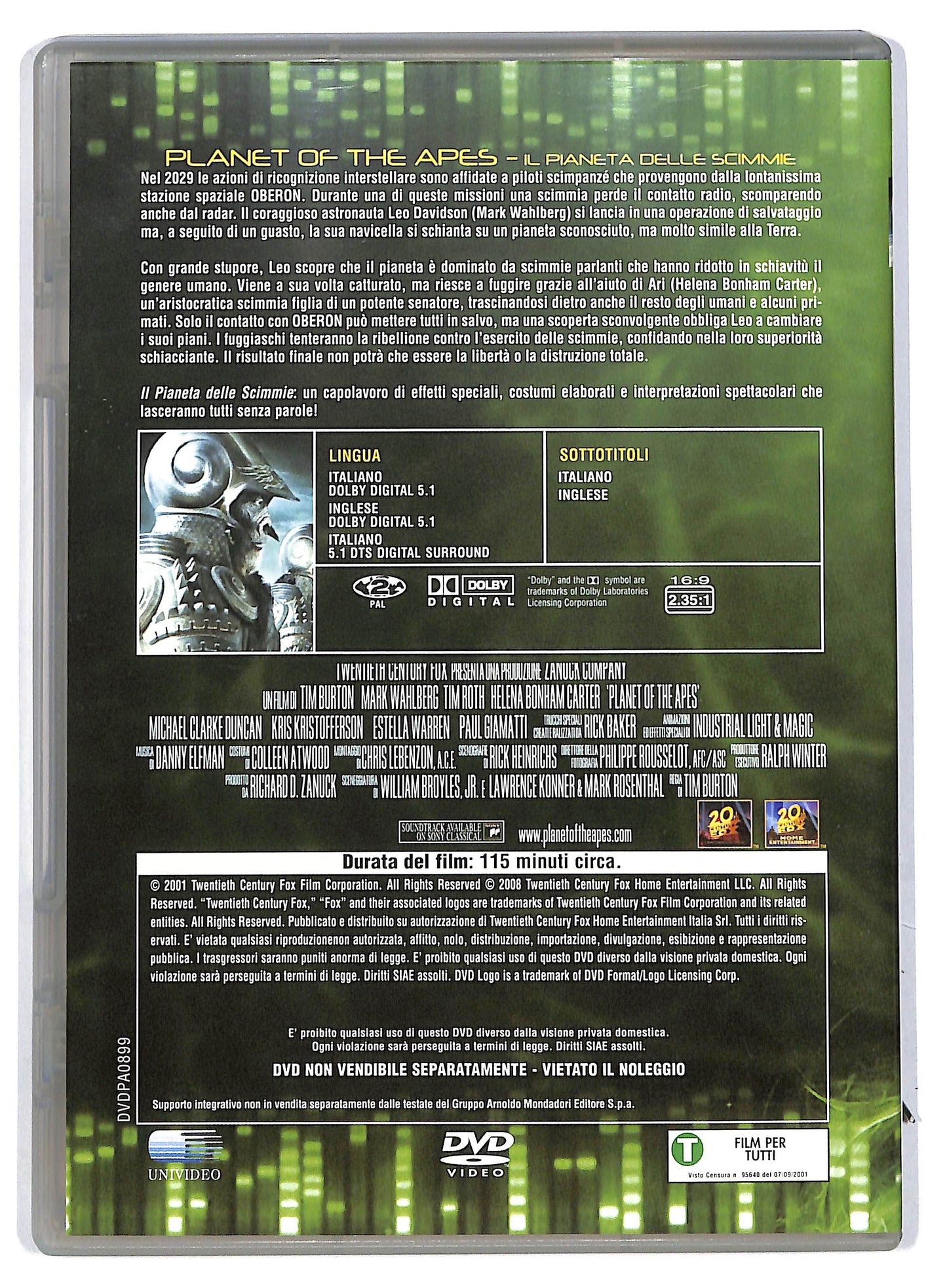 EBOND Planet of the Apes - Il pianeta delle scimmie -  EDITORIALE DVD D802620