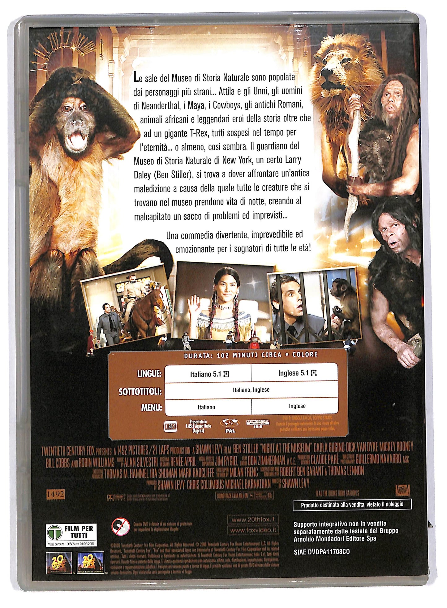 EBOND Una notte al museo - EDITORIALE  DVD D802662