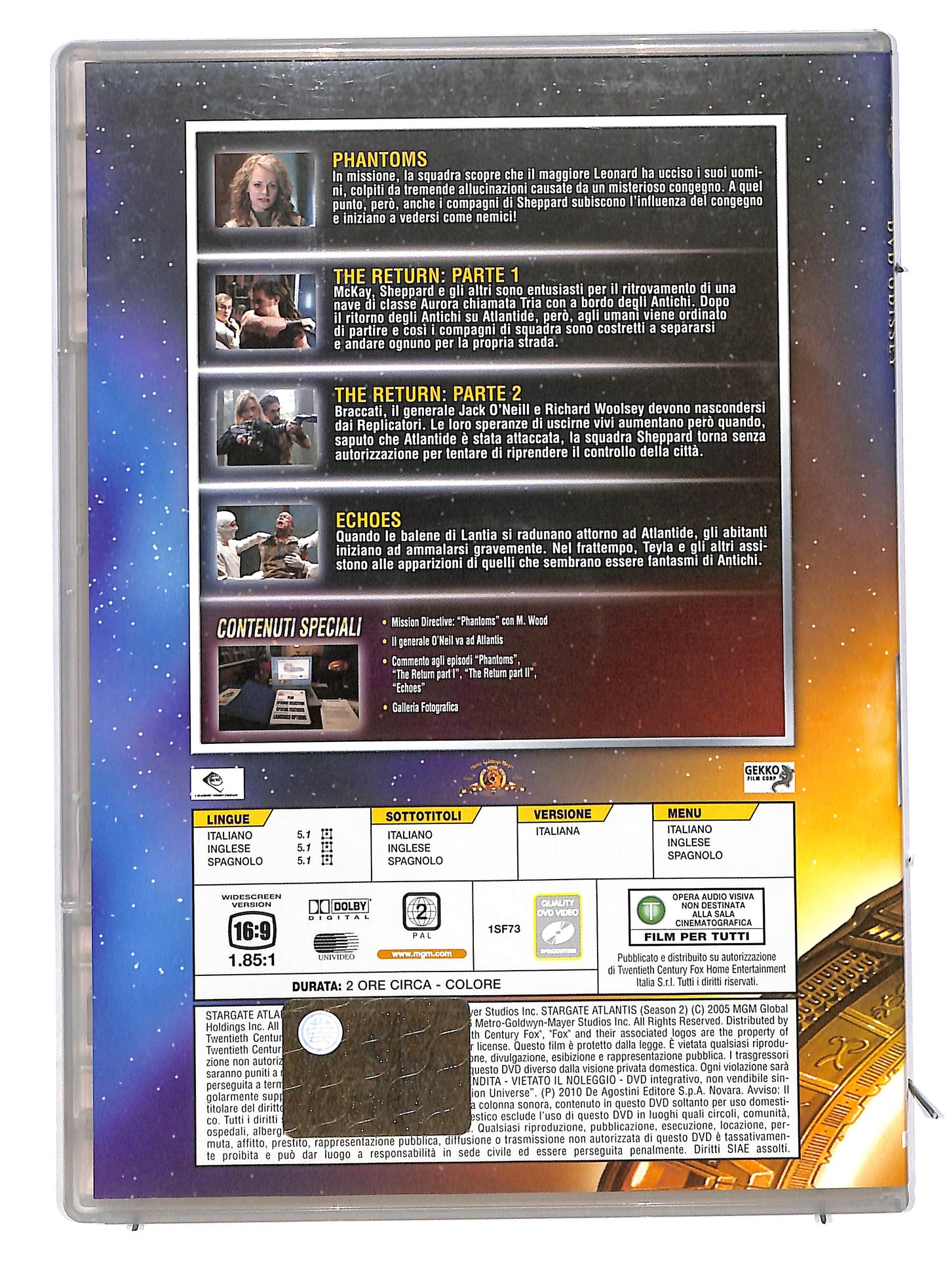 EBOND Stargate Atlantis DVD Odissey - File 49 a 52 Slim EDITORIALE  DVD D802731