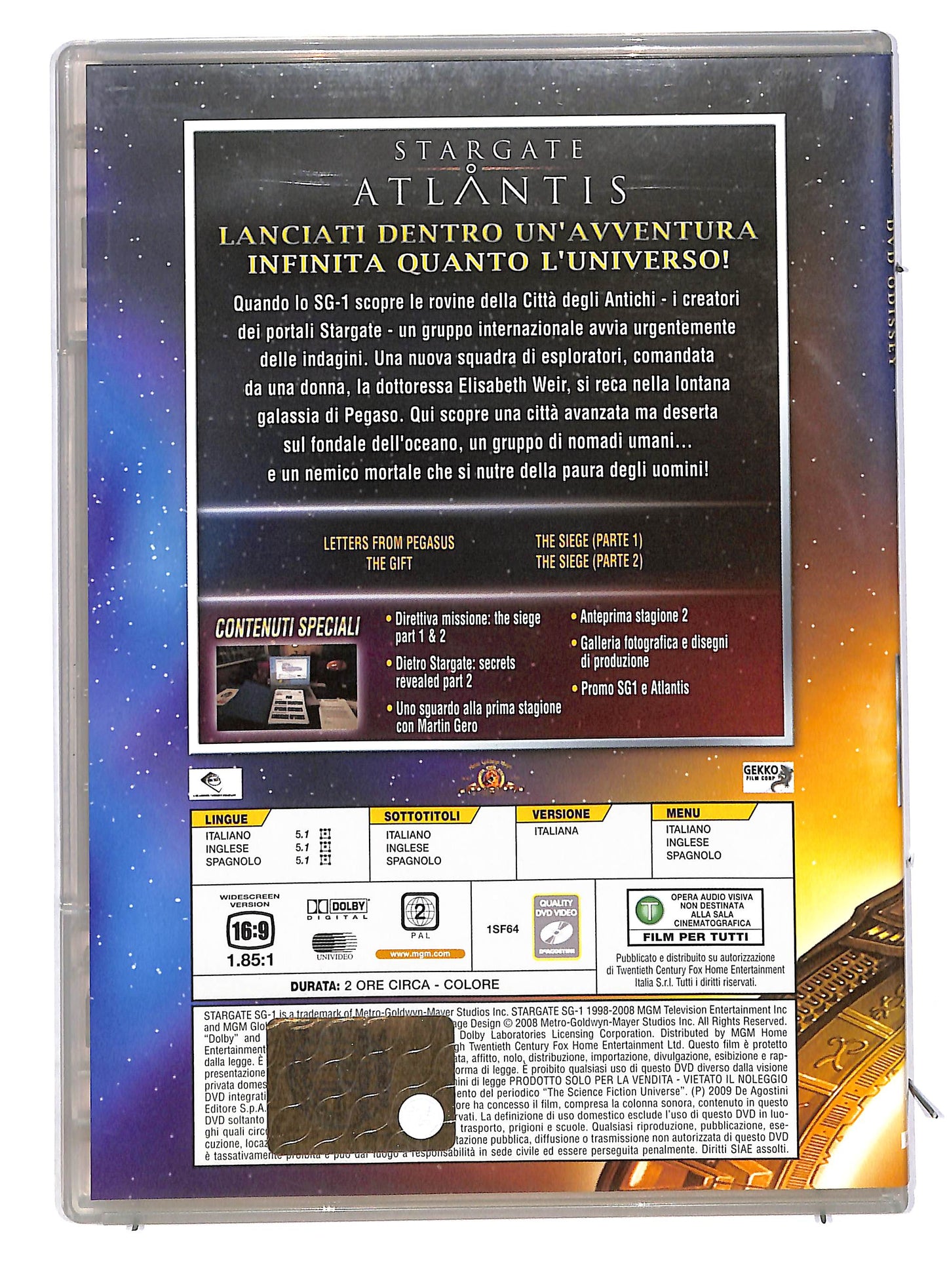EBOND Stargate Atlantis DVD Odissey - File 17 a 20 Slim EDITORIALE  DVD D802736
