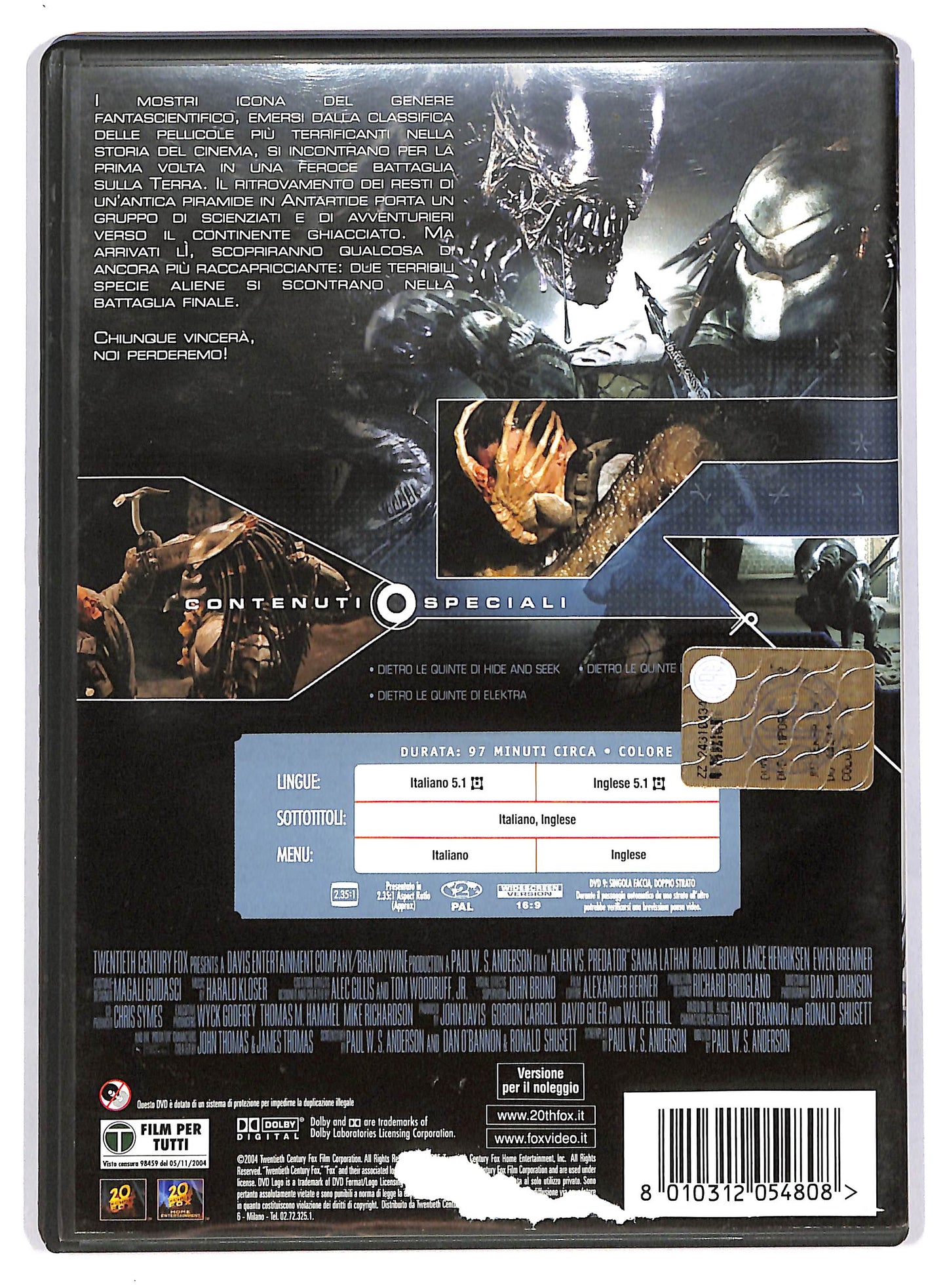 EBOND Alien vs. Predator -  NOLEGGIO DVD D802818