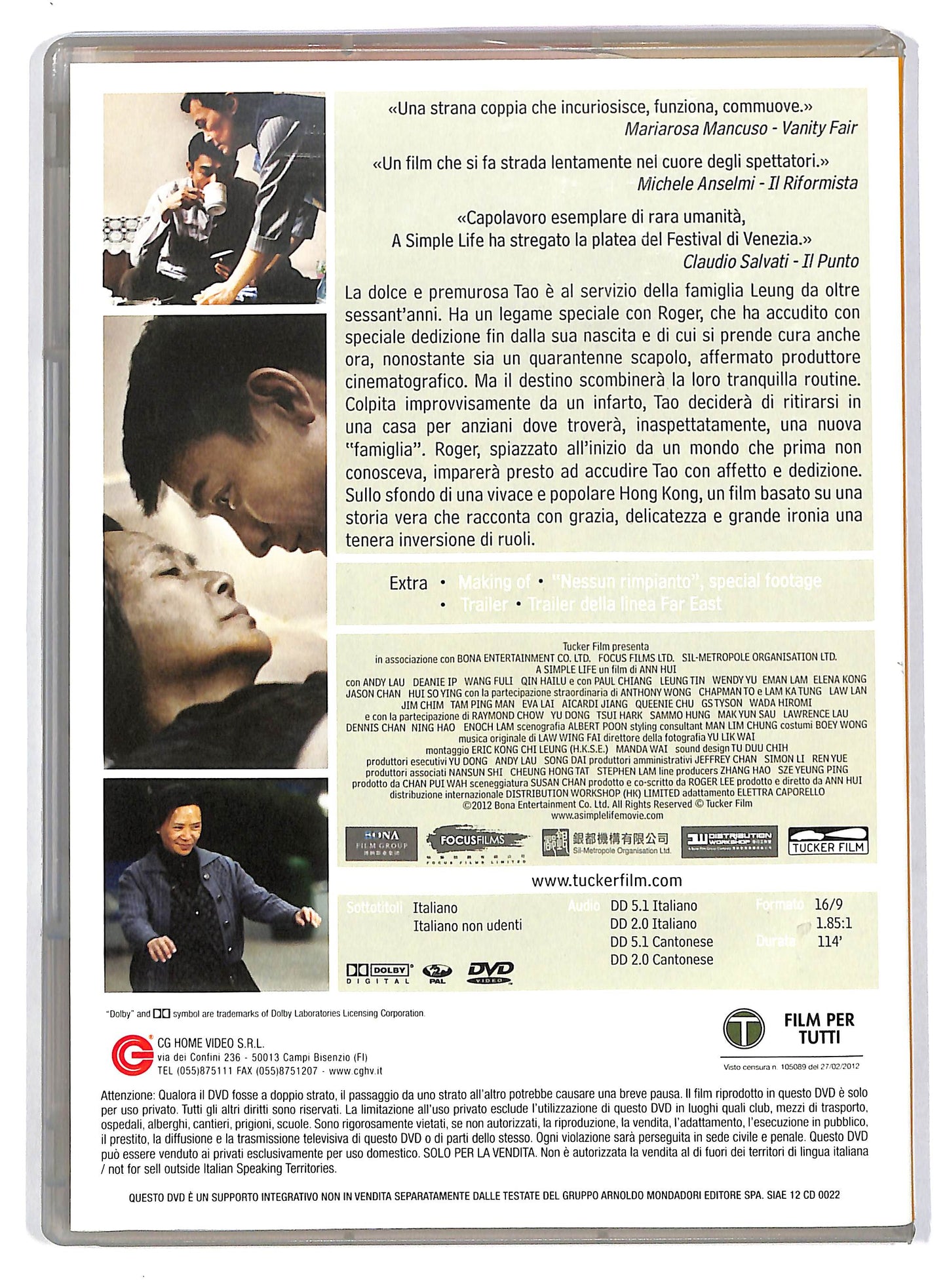EBOND A Simple Life -  EDITORIALE  DVD D802865