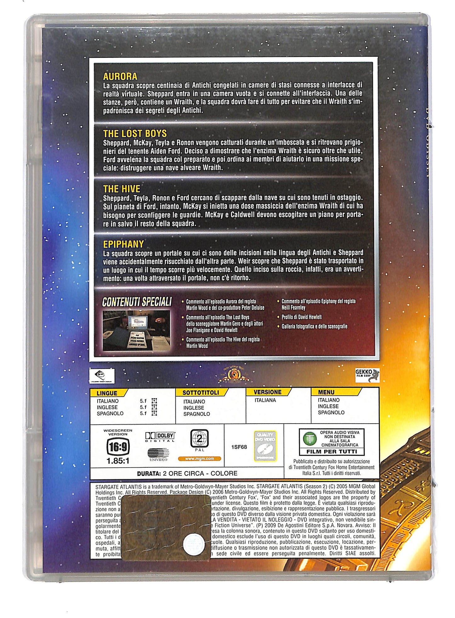 EBOND Stargate Atlantis DVD ODISSEY - File 29 a 32  Slim EDITORIALE  DVD D802915