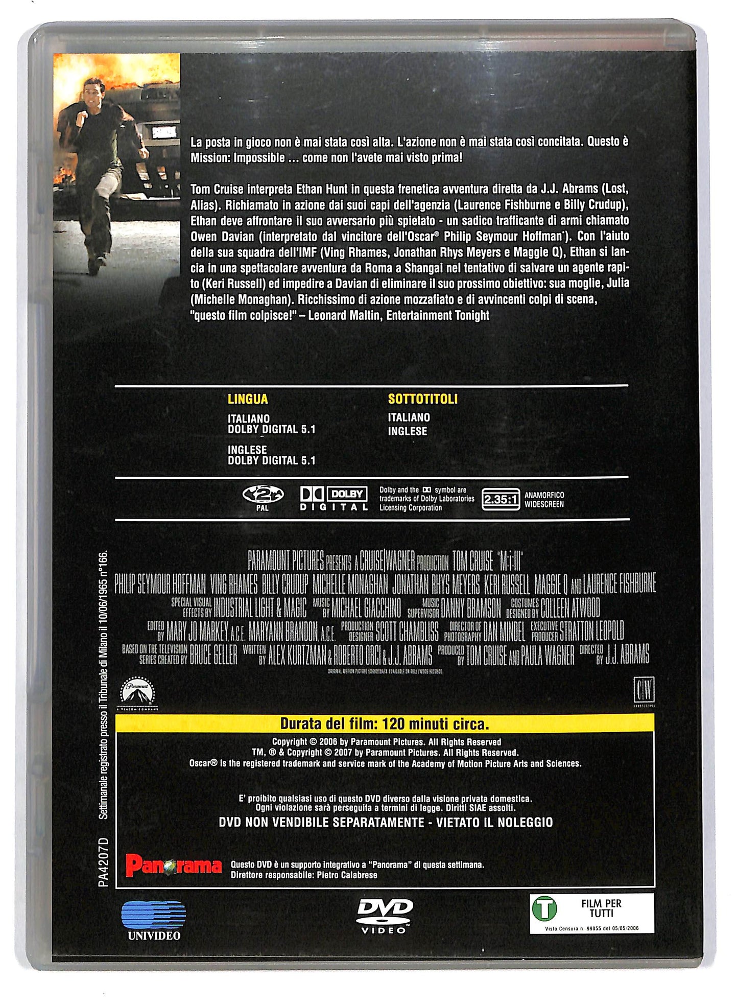 EBOND Mission: Impossible III -  EDITORIALE  DVD D802920
