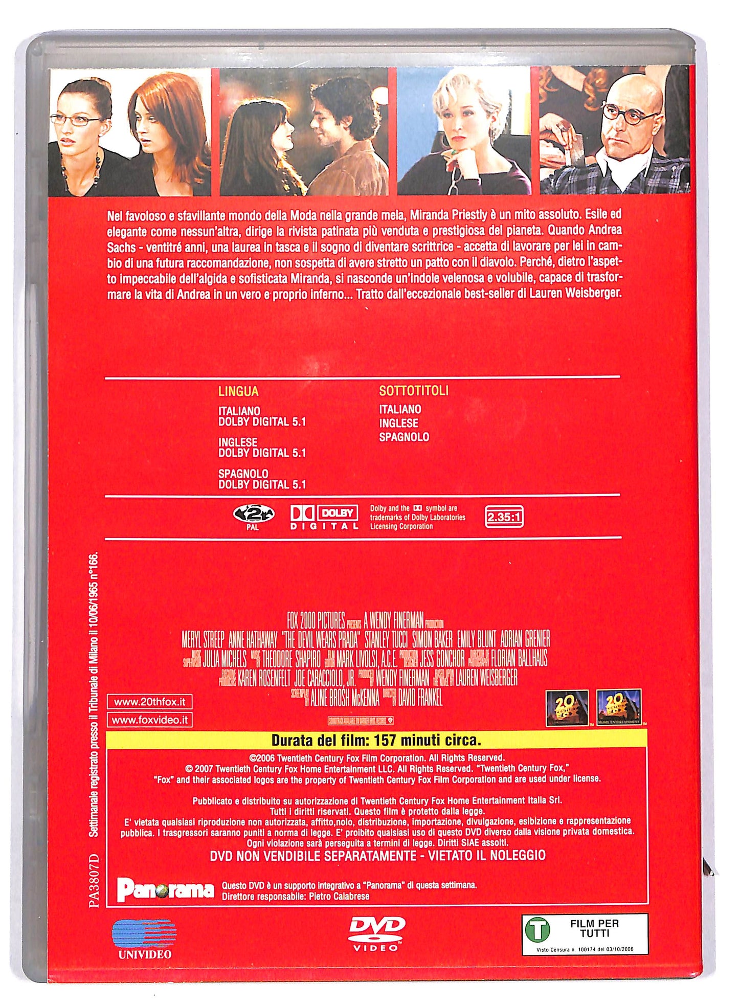 EBOND Il diavolo veste Prada - EDITORIALE DVD D803049