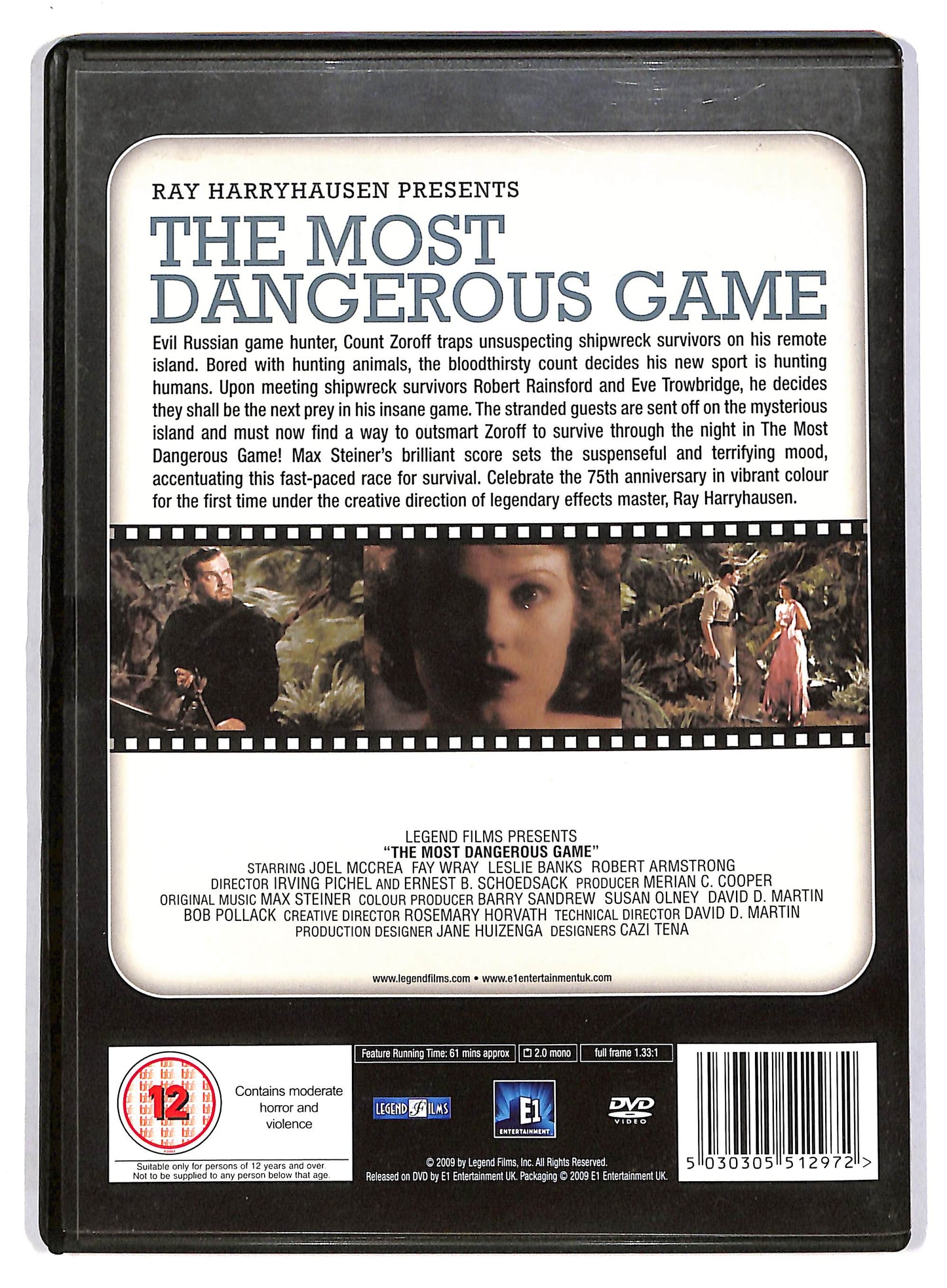 EBOND The Most Dangerous Game DVD D803314