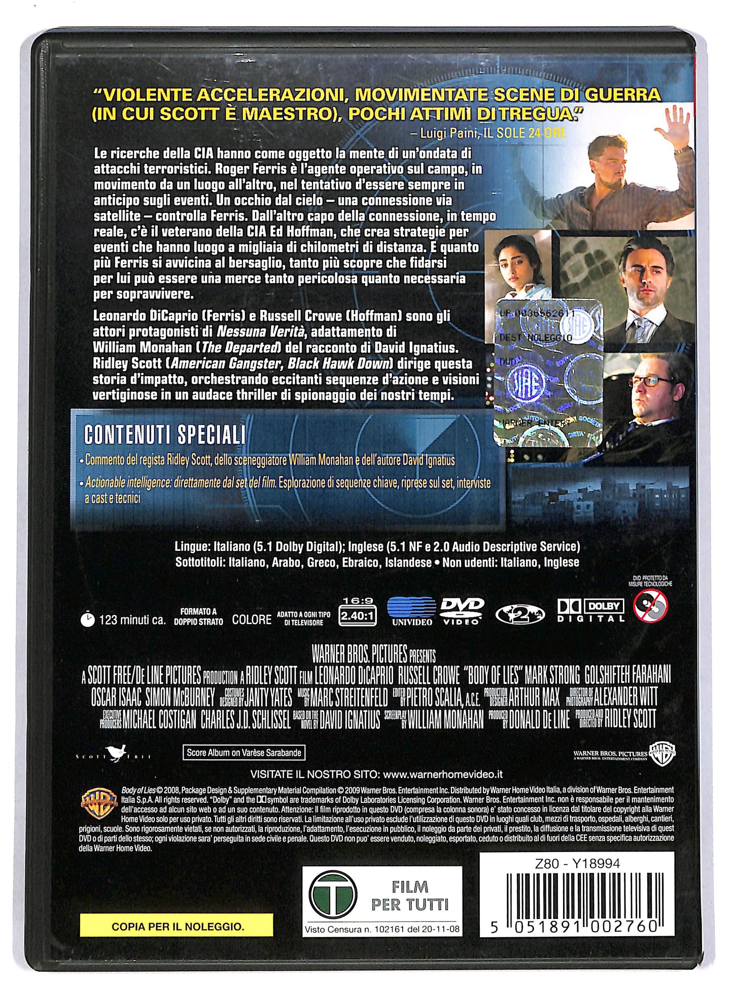 EBOND Nessuna verita - NOLEGGIO DVD D803401