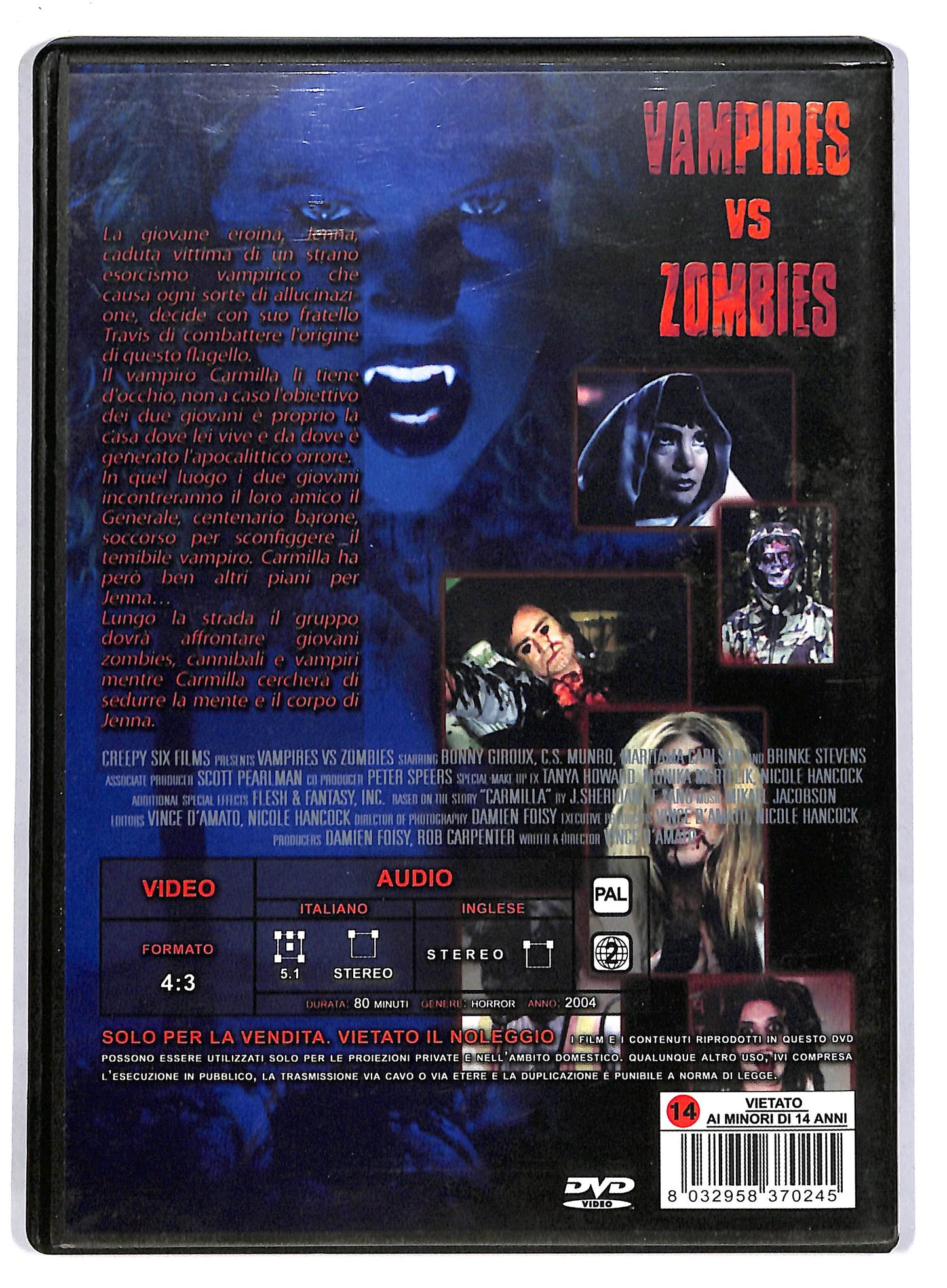 EBOND Vampires vs. Zombies DVD D803407
