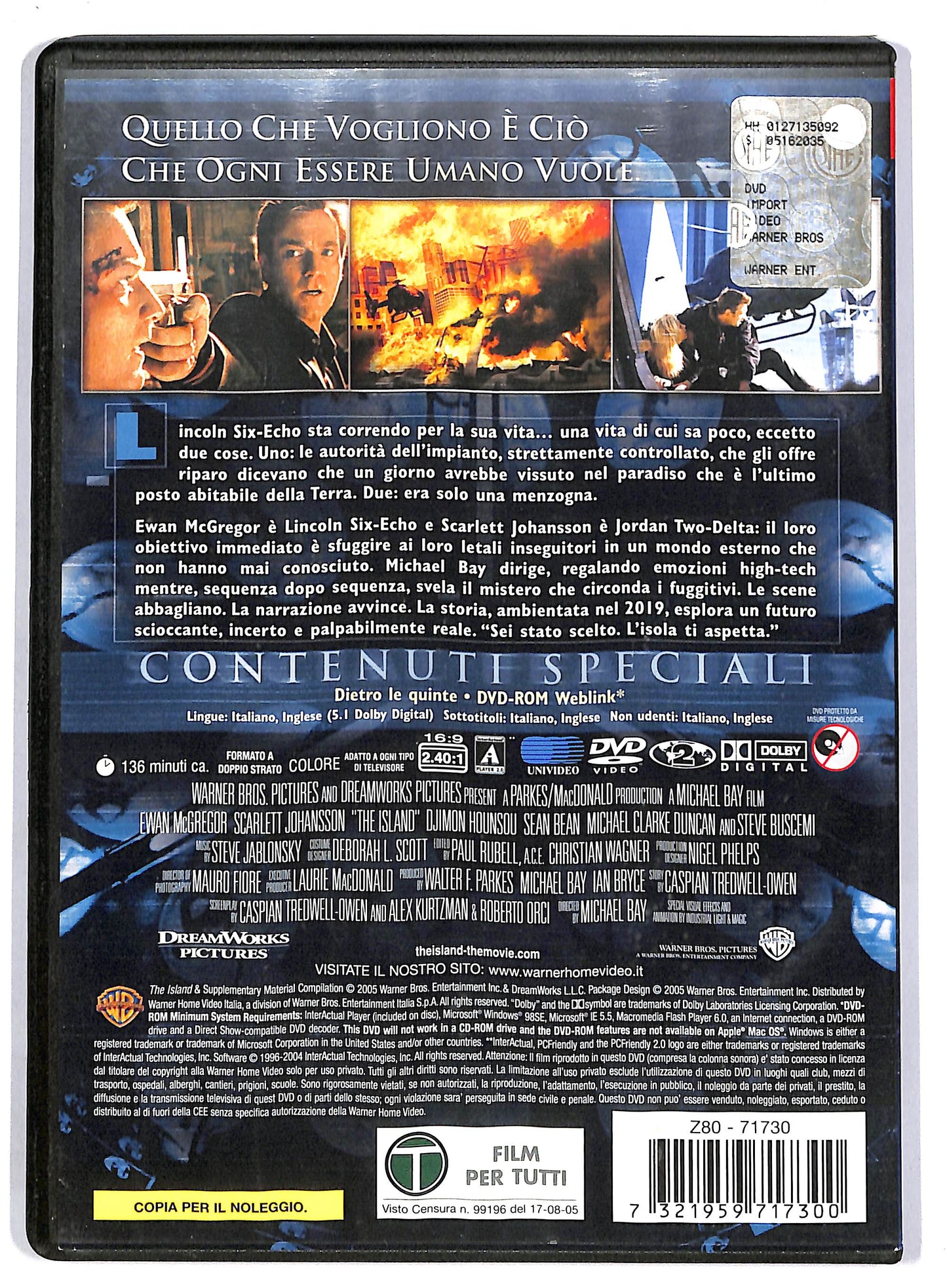 EBOND The Island - NOLEGGIO DVD D803427
