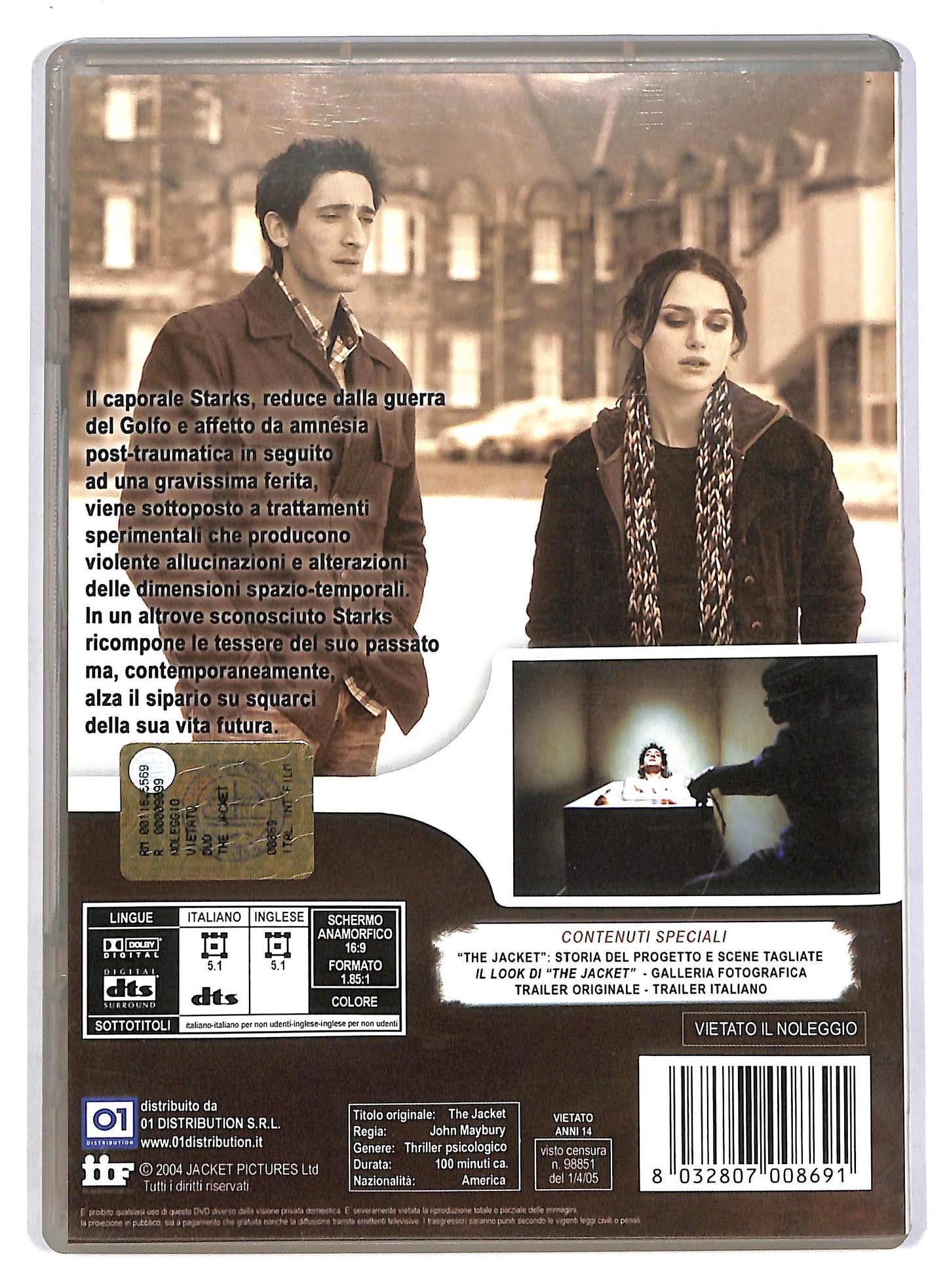 EBOND The Jacket  DVD D803433