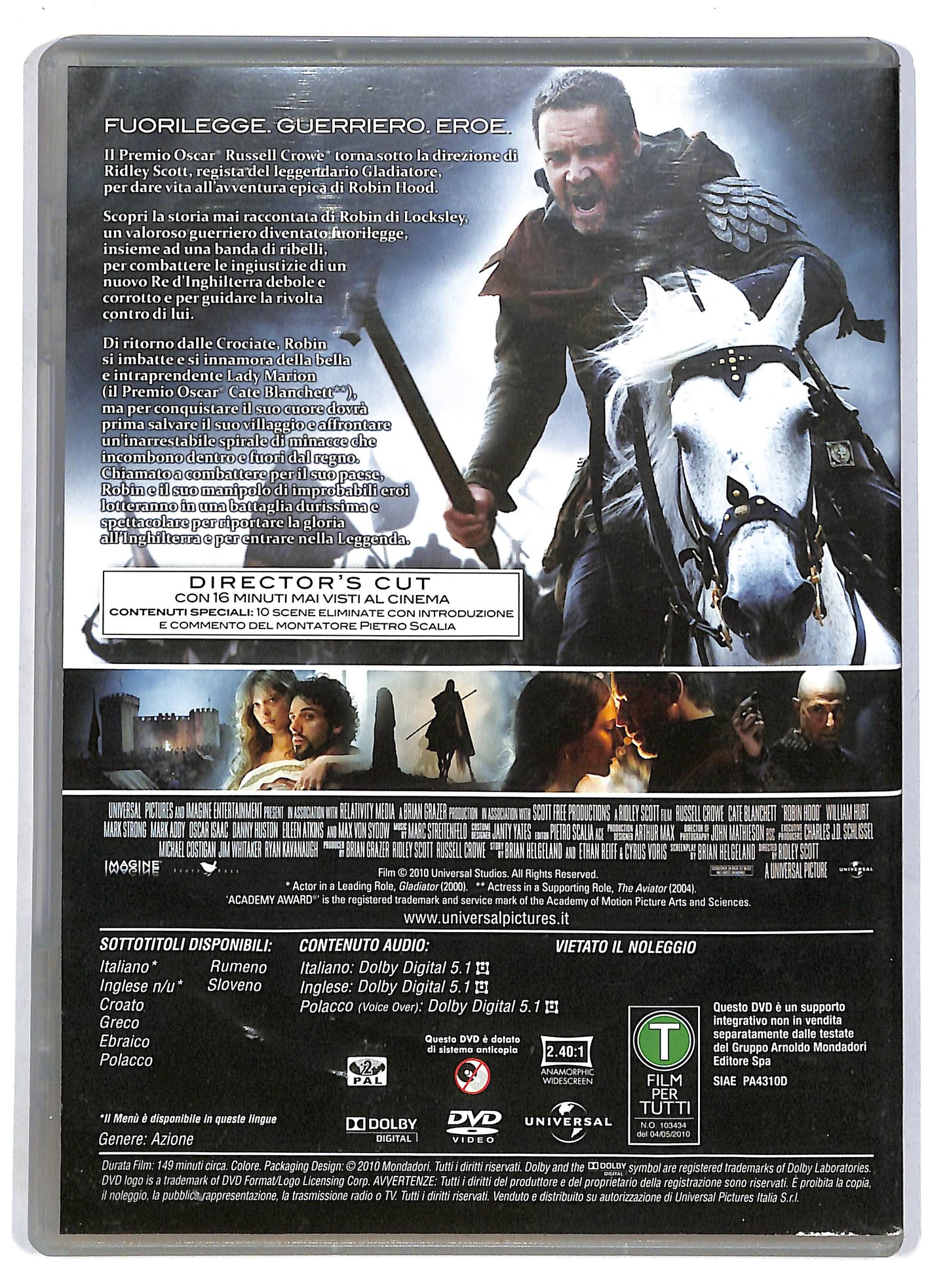EBOND Robin Hood - EDITORIALE  DVD D803444