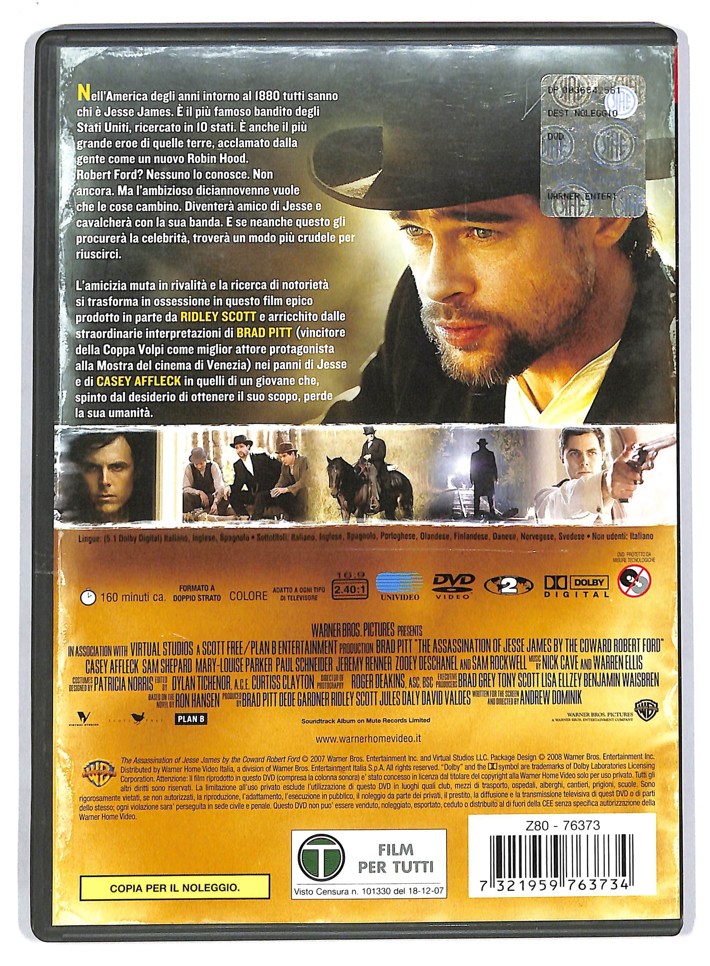 EBOND L'assassinio di Jesse James per mano del .. - NOLEGGIO DVD D803515