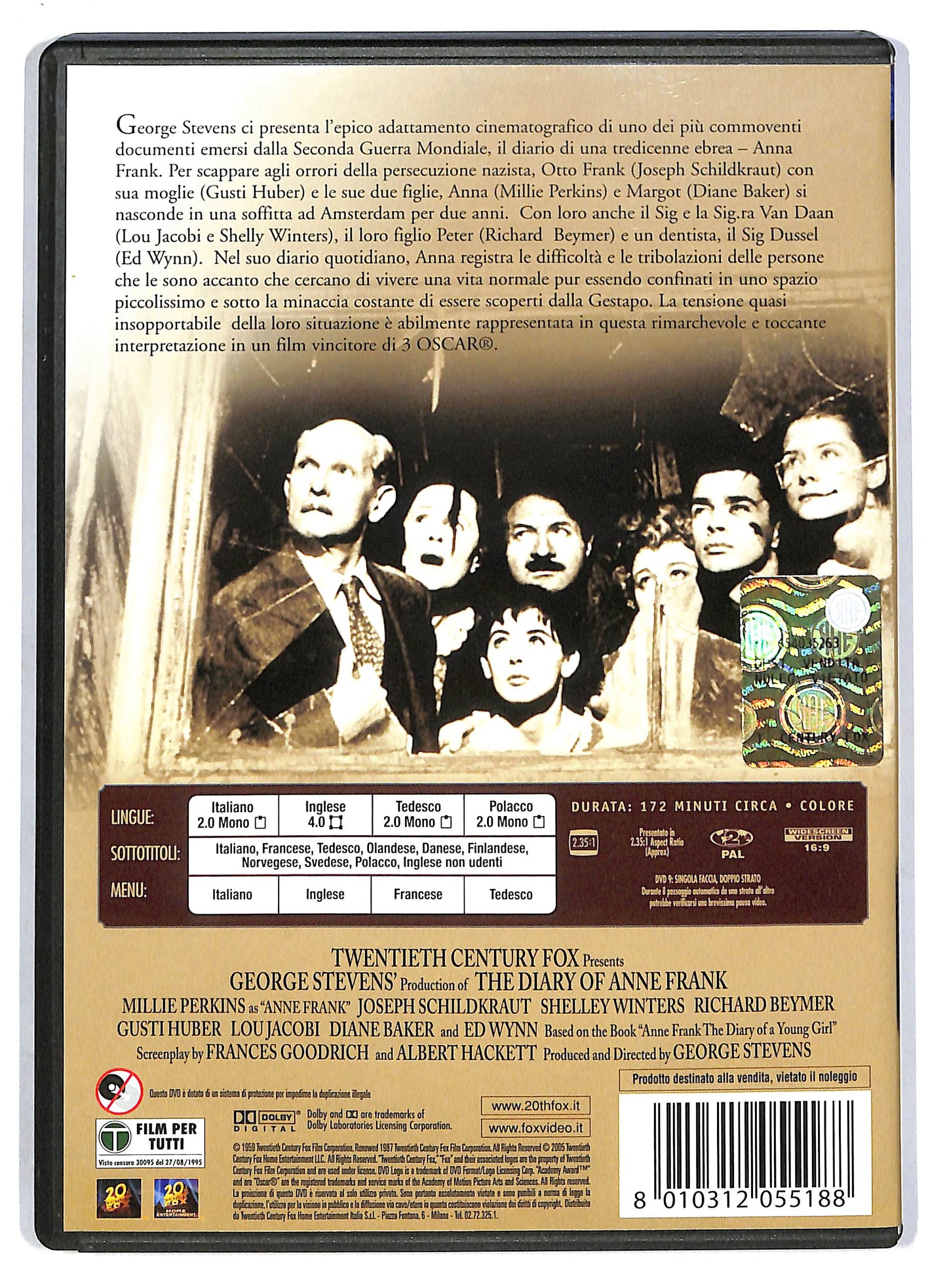 EBOND Il diario di Anna Frank - EDITORIALE  DVD D803558