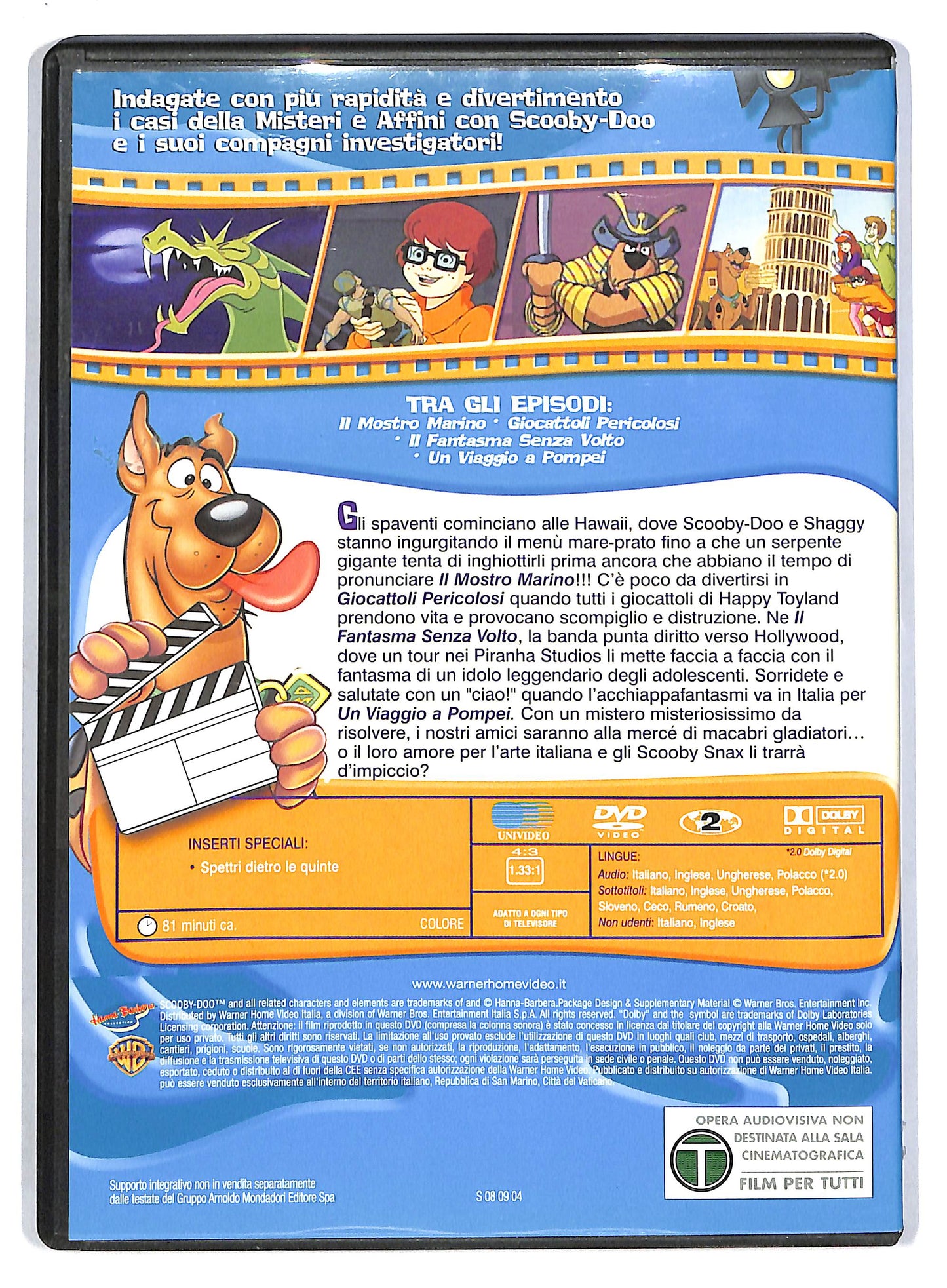 EBOND Avventure di Scooby - Doo - Il fantasma senza volto EDITORIALE DVD D803608