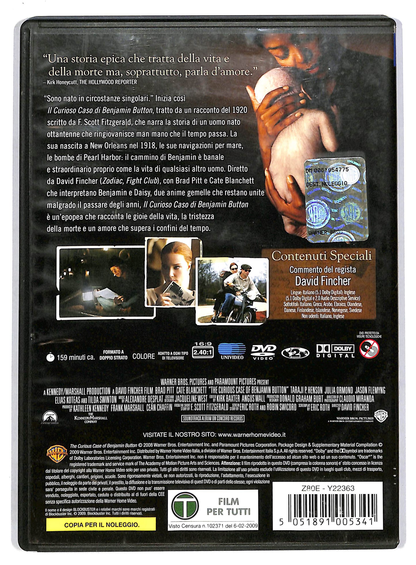 EBOND Il curioso caso di Benjamin Button - NOLEGGIO DVD D803630