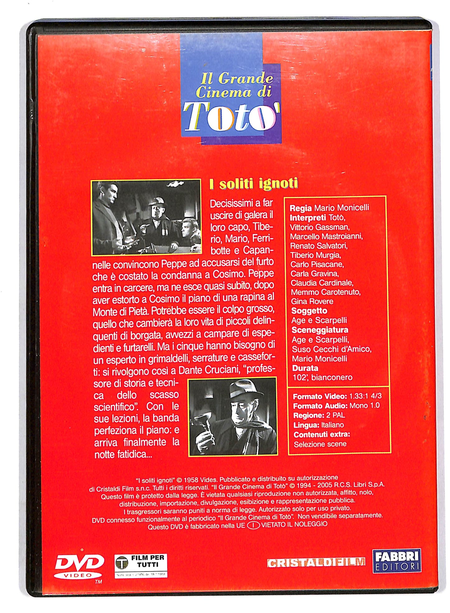 EBOND Toto - I soliti ignoti - EDITORIALE  DVD D803636