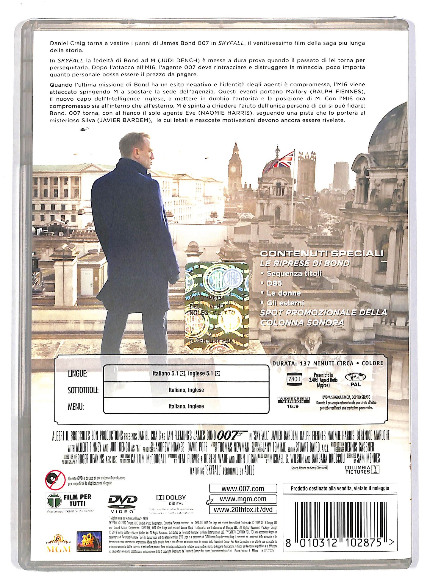 EBOND SkyFall 007 DVD D803639