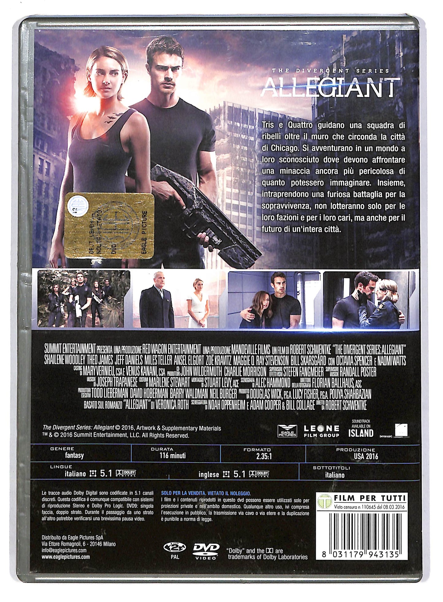 EBOND Allegiant - The divergent series DVD D803662