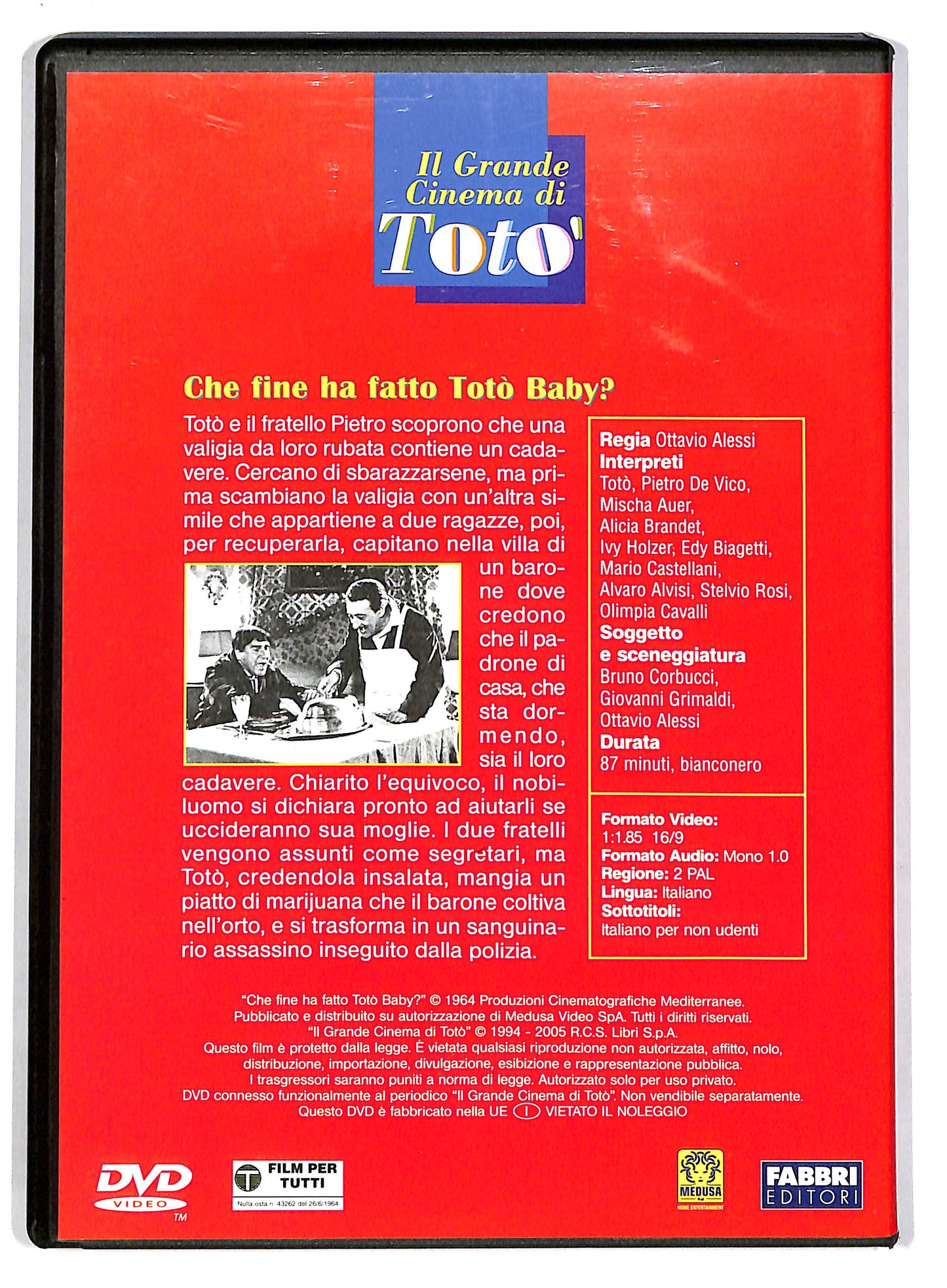 EBOND Che fine ha fatto Toto Baby? - NO BOOKLET EDITORIALE  DVD D803715