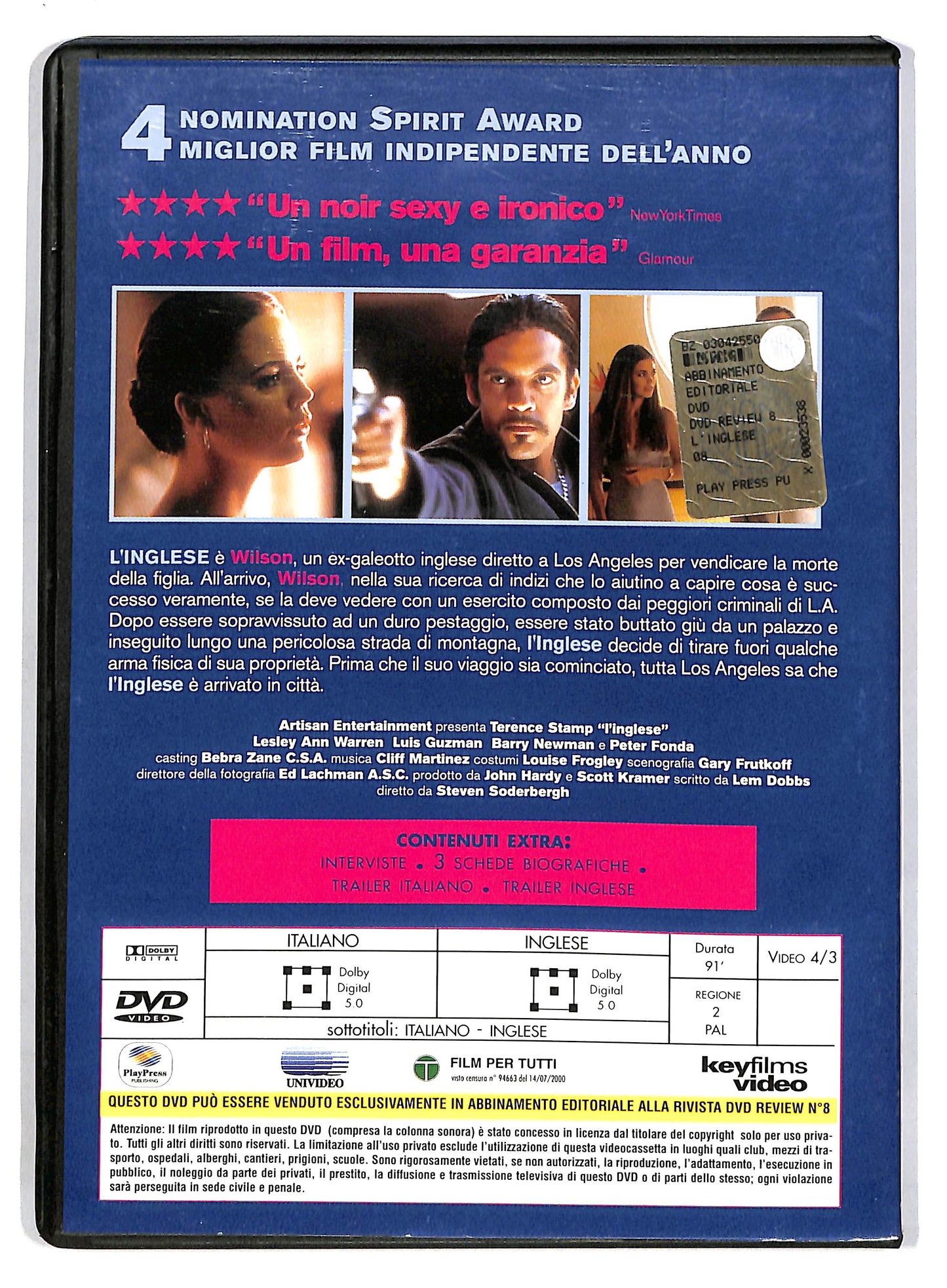 EBOND L'inglese - The Limey - EDITORIALE  DVD D803729